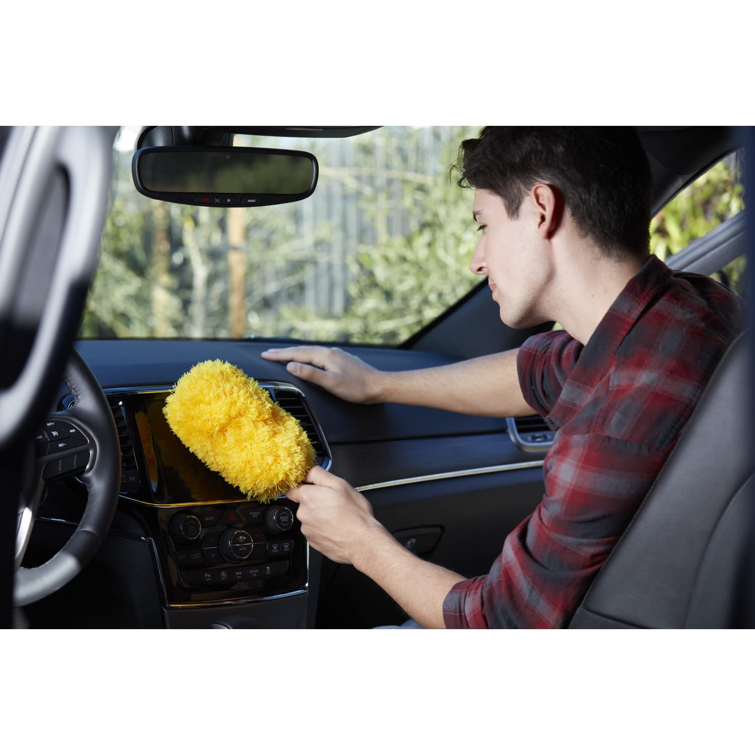 Armor All Car Interior Duster, Scratch-Free Microfiber Car Duster With Handle