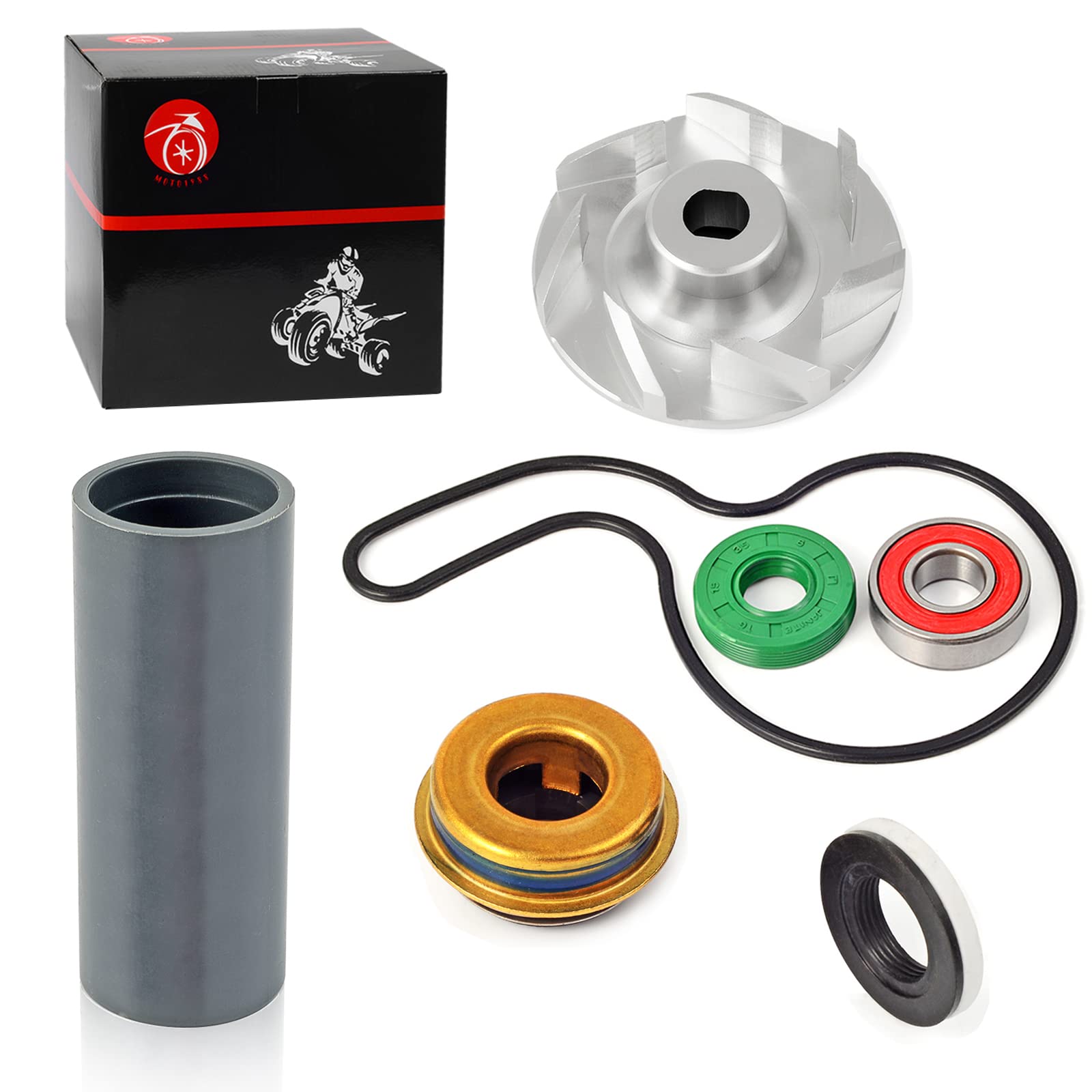 Water Pump Seal Rebuild Kit Impeller & Driver For Polaris Ranger 700 800 Rzr 800 Sportsman 600 700 800 2002-2014 5433684 3610075