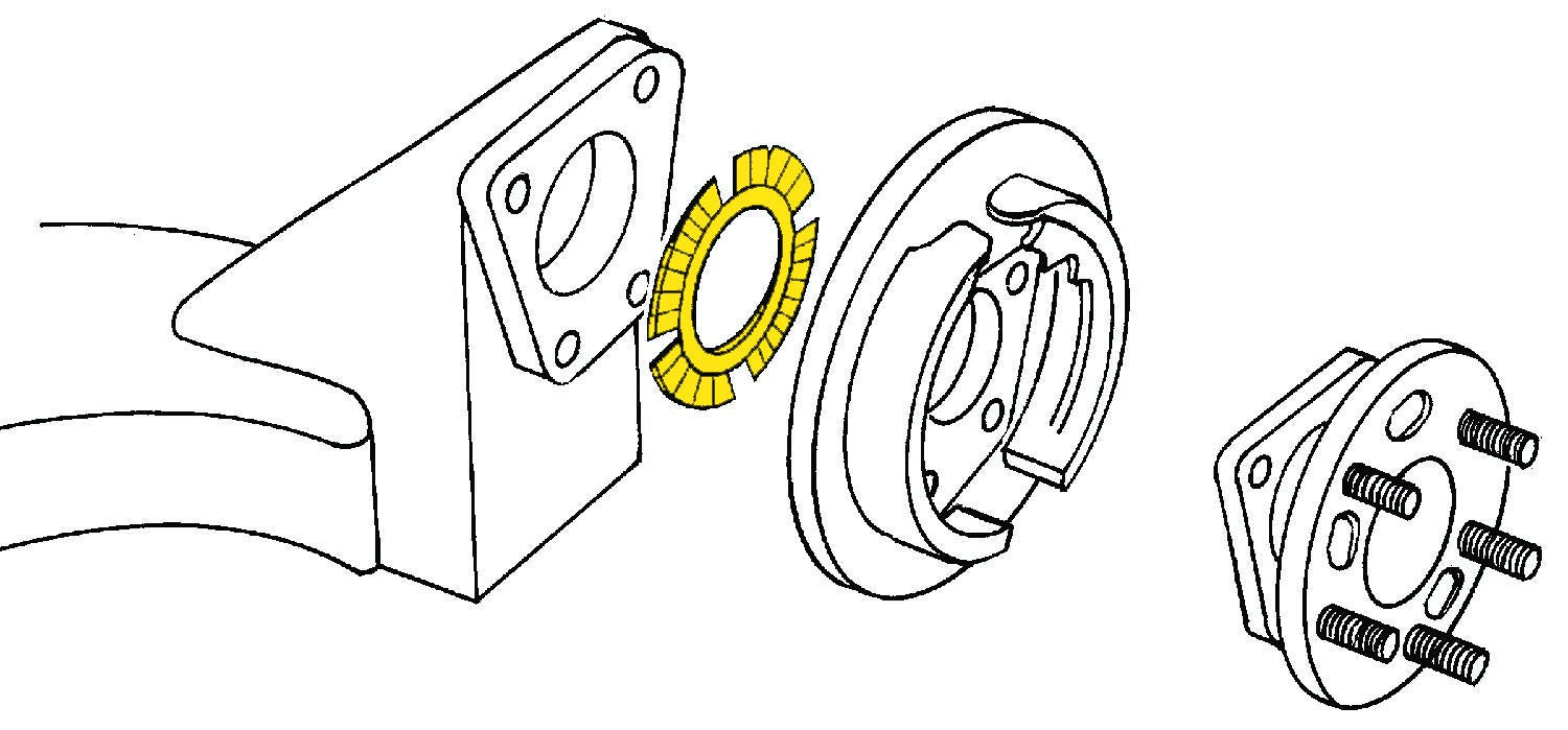Moog K7264-2 Alignment Shim For Dodge Grand Caravan