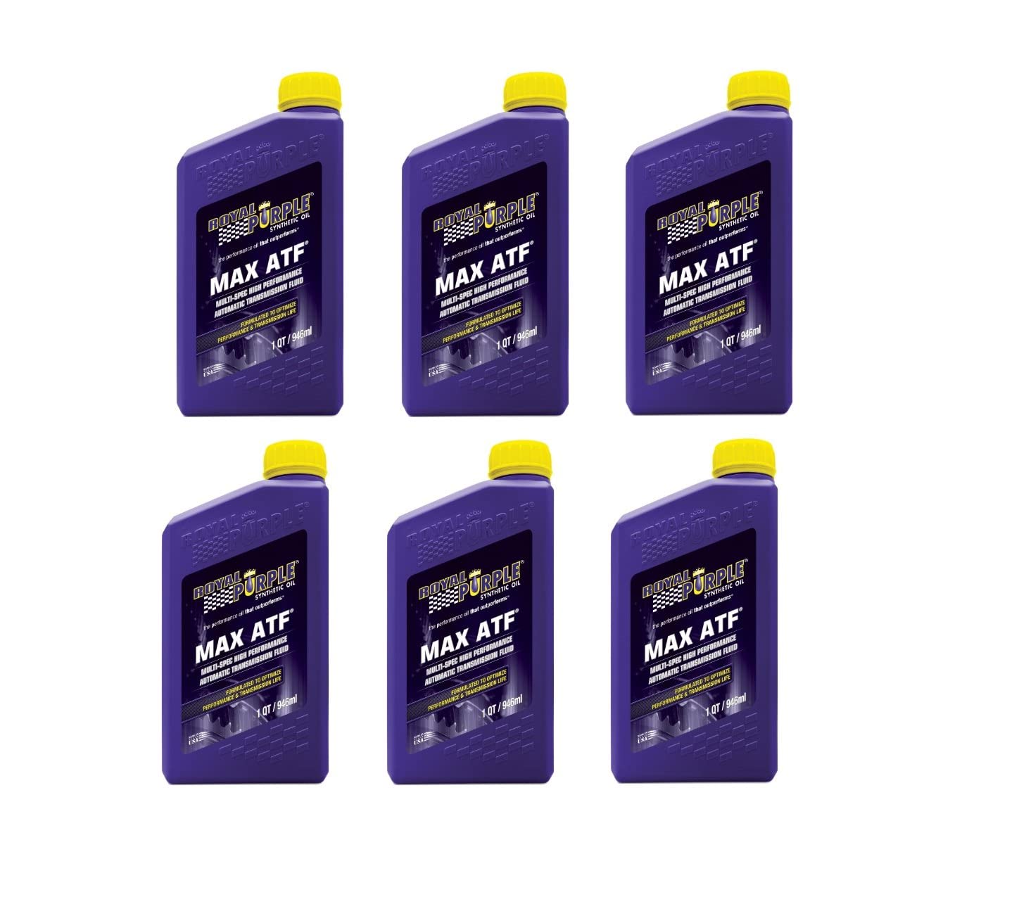 Royal Purple 06320-6Pk Max Atf High Performance Synthetic Automatic Transmission Fluid - 1 Qt. (Case Of 6)