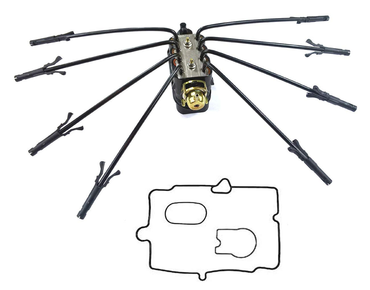 TamerX Vortec Spider Fuel Injector Assembly with Plenum Gasket Kit, Compatible with Chevrolet/GMC 5.0L/5.7L