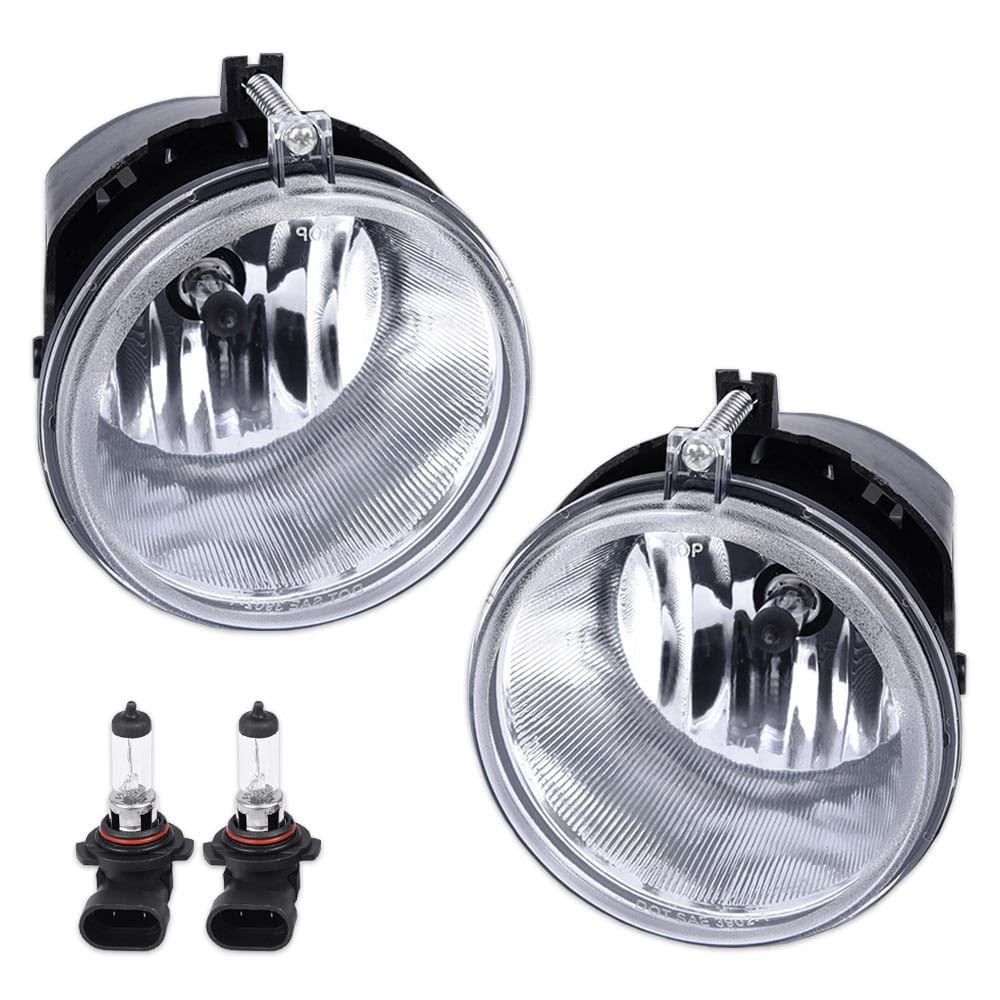 Grand Orange Fog Lights Compatible With Jeep Grand Cherokee 2005-2010 /Fit Jeep Commander 06-10 /Fit Dodge Dakota 2005-2009 Clea