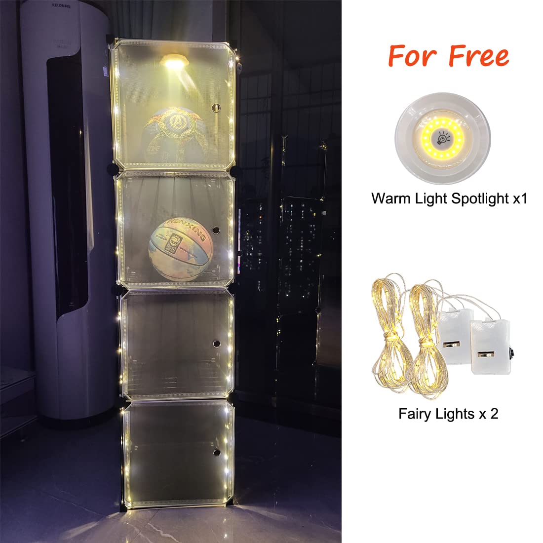 Lizipai Motorcycle Helmet Storage Rack,Helmet Organize Display Cabinet For Football Helmet, Bike Helmet, Baseball Helmet (Medium)