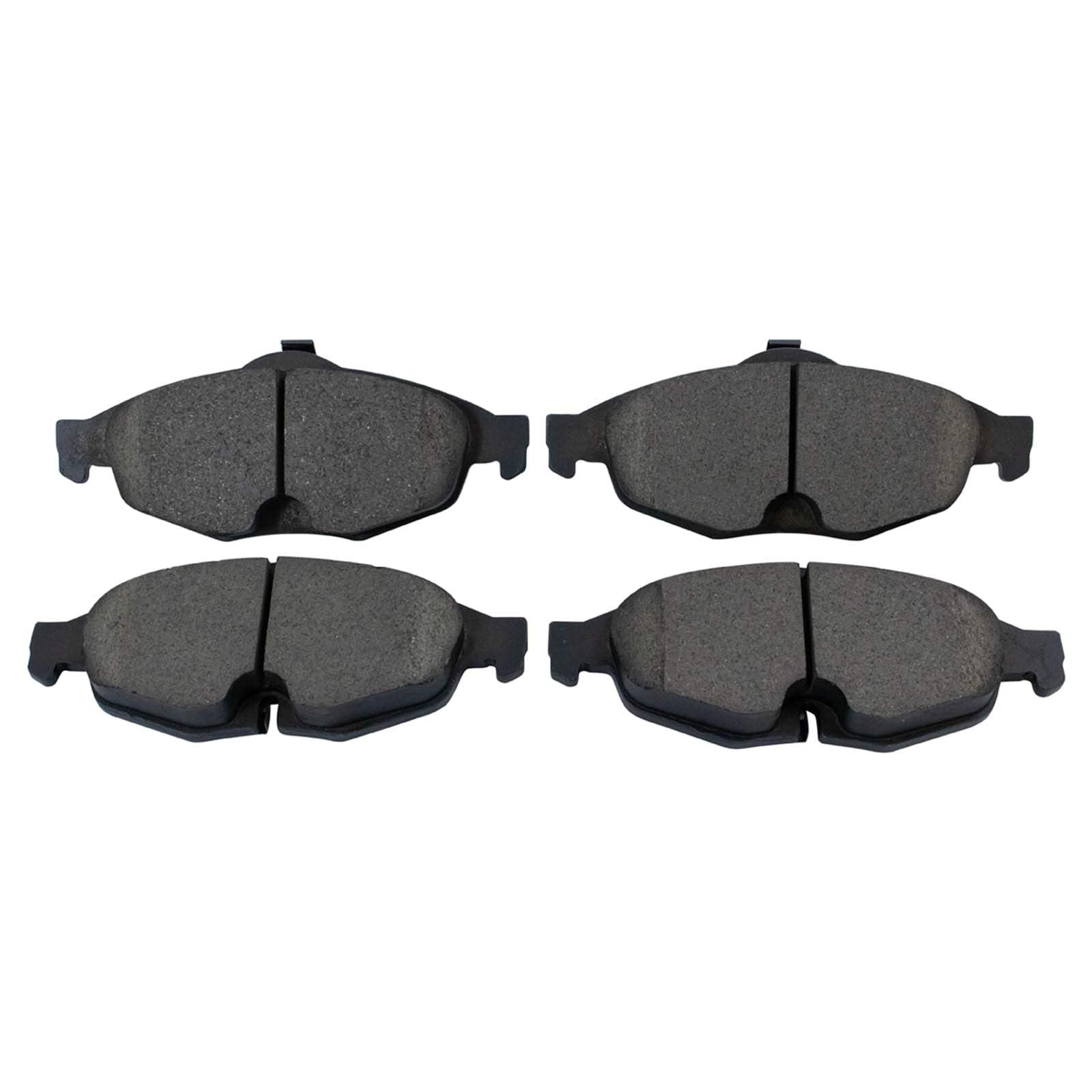 TRQ Front Brake Pads Ceramic Compatible with 2002-2004 Chrysler 300M 2001-2006 Sebring Dodge Stratus