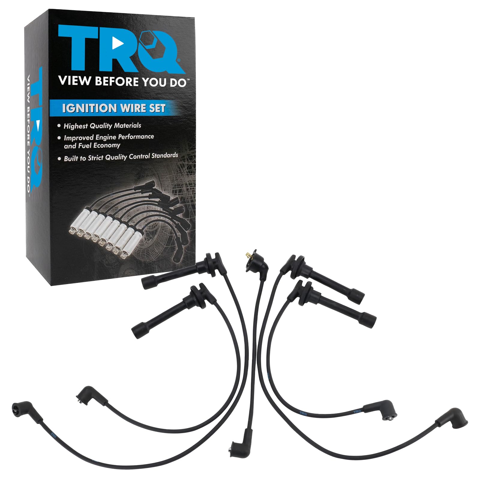 Trq Spark Plug Wire Set Compatible With 1992-1996 Honda Prelude