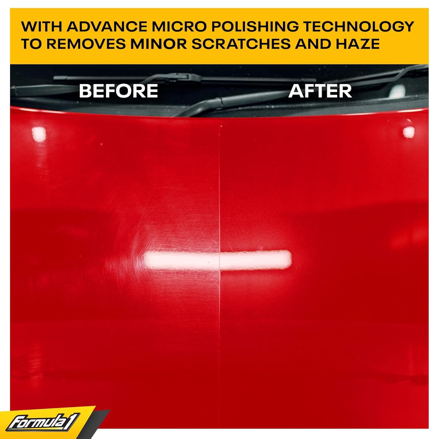 Formula 1 Carnauba Car Wax Paste - High-Gloss Shine - Polish For Car Detailing To Shine & Protect – Remove Haze And Paint Swirls W/ Micropolishing Agents – Car Cleaning Supplies (8 Oz)