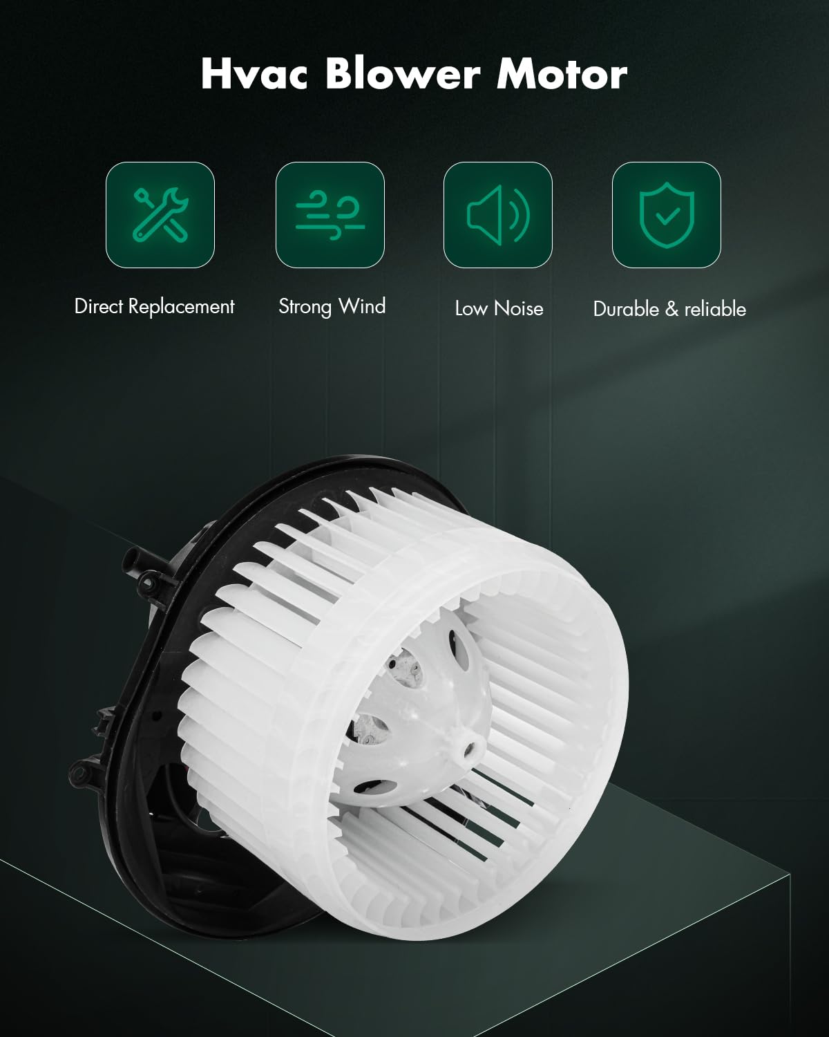 Scitoo 700186 Front Hvac Blower Motor With Fan Cage For Volvo For S60 2001-2009,For Volvo For S80 1999-2006,For Volvo For V70 20