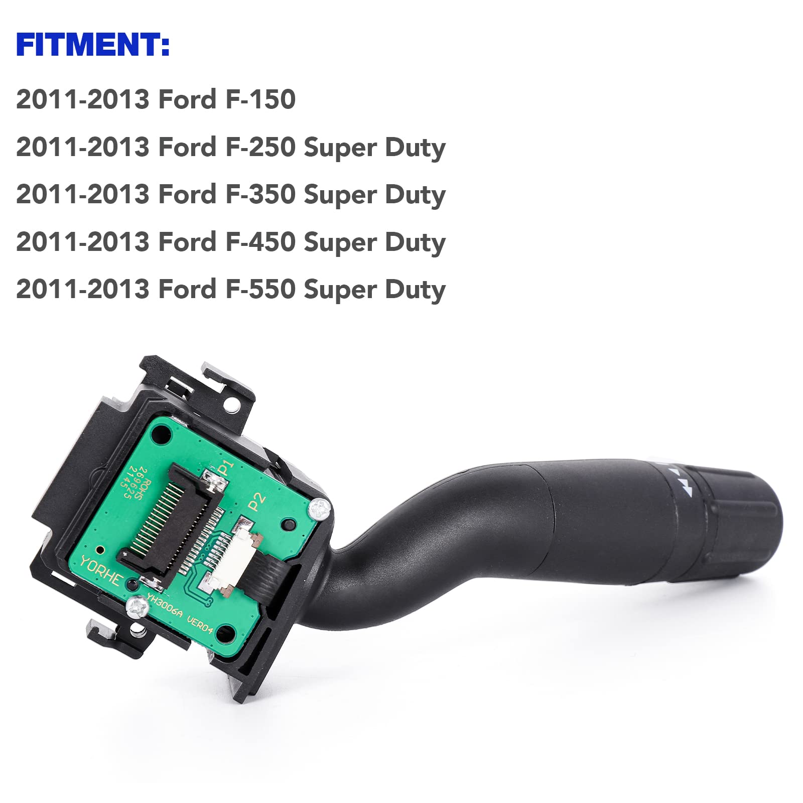 Windshield Wiper Switch Multi-Function Turn Signal Switch Replacement For 2011 2012 2013 Ford F150 F250 F350 F450 F550 Super Dut