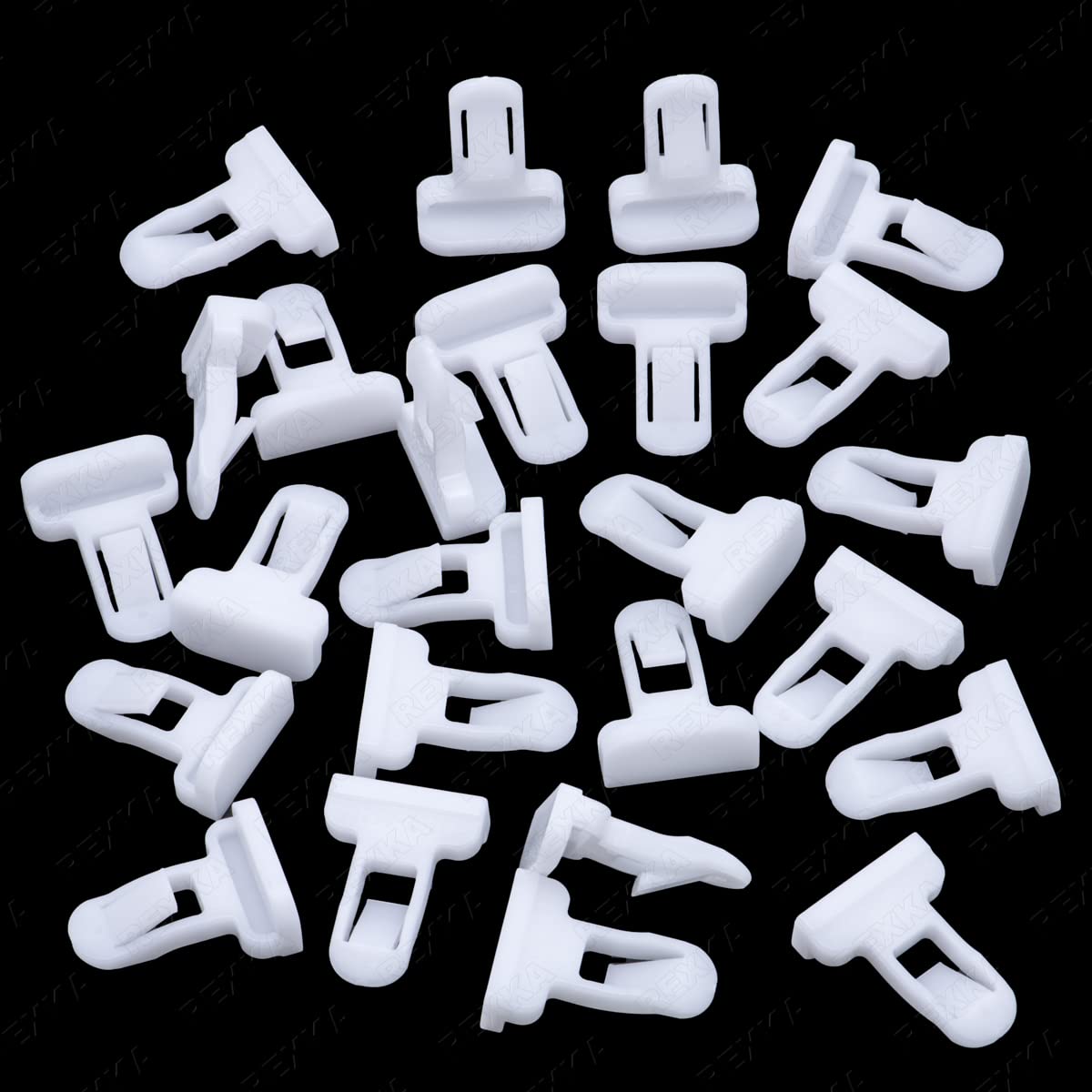 Rexka 25pcs Front & Rear Spoiler Moulding Clip Compatible with Toyota Lexus 75392-35220 4Runner, Camry, Corolla, FJ Cruiser, Hig