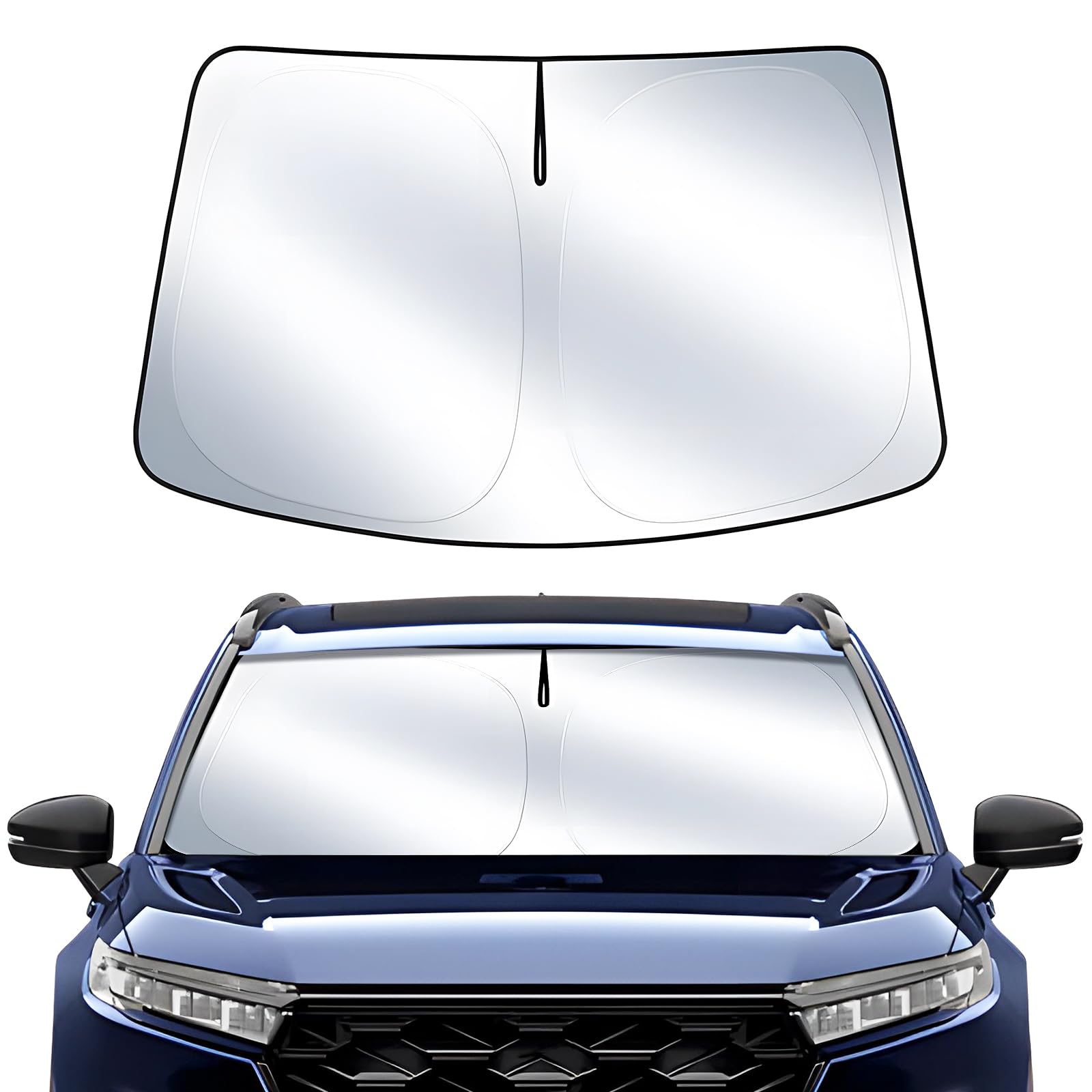 T Tgbros Windshield Sun Shade For Honda Crv 2023 2024 2025 4-Layer Front Window Shade Cover Protector Custom Fit For Cr-V Access