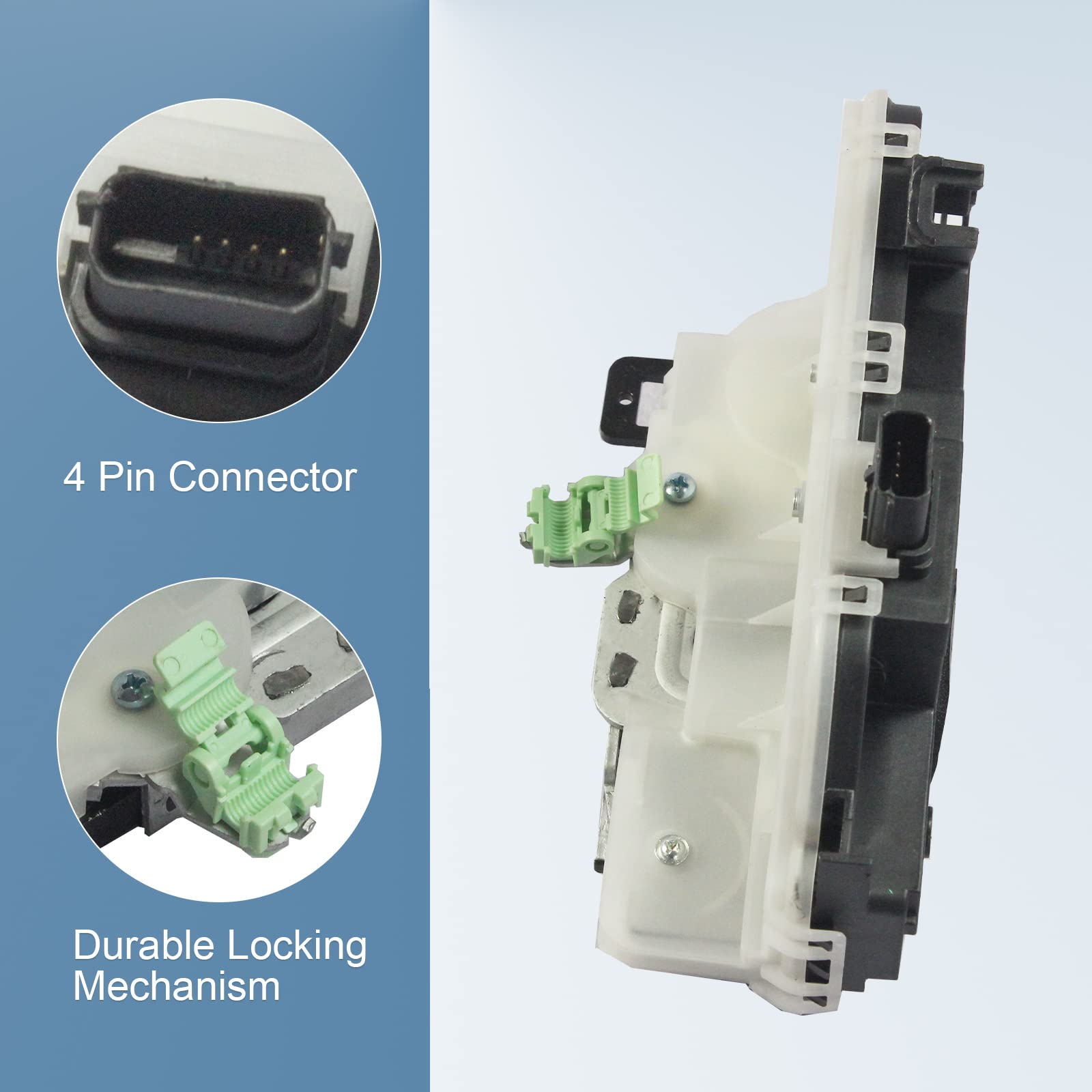 Dicmic Rear Left Driver Side Door Lock Latch Actuator Compatible With 2011-2019 Ford Explorer 2009-2014 Ford F-150 2010-2014 For