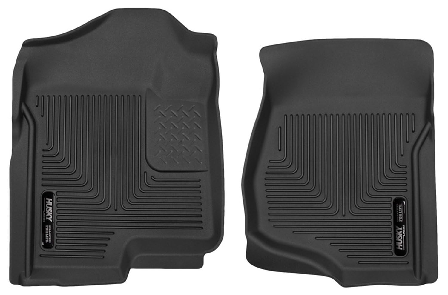 Husky Liners X-act Contour Floor Mats | Fits 2015-2024 Ford F-150 (Includes 2022-2024 Lightning) SuperCrew/SuperCab | Front Row,