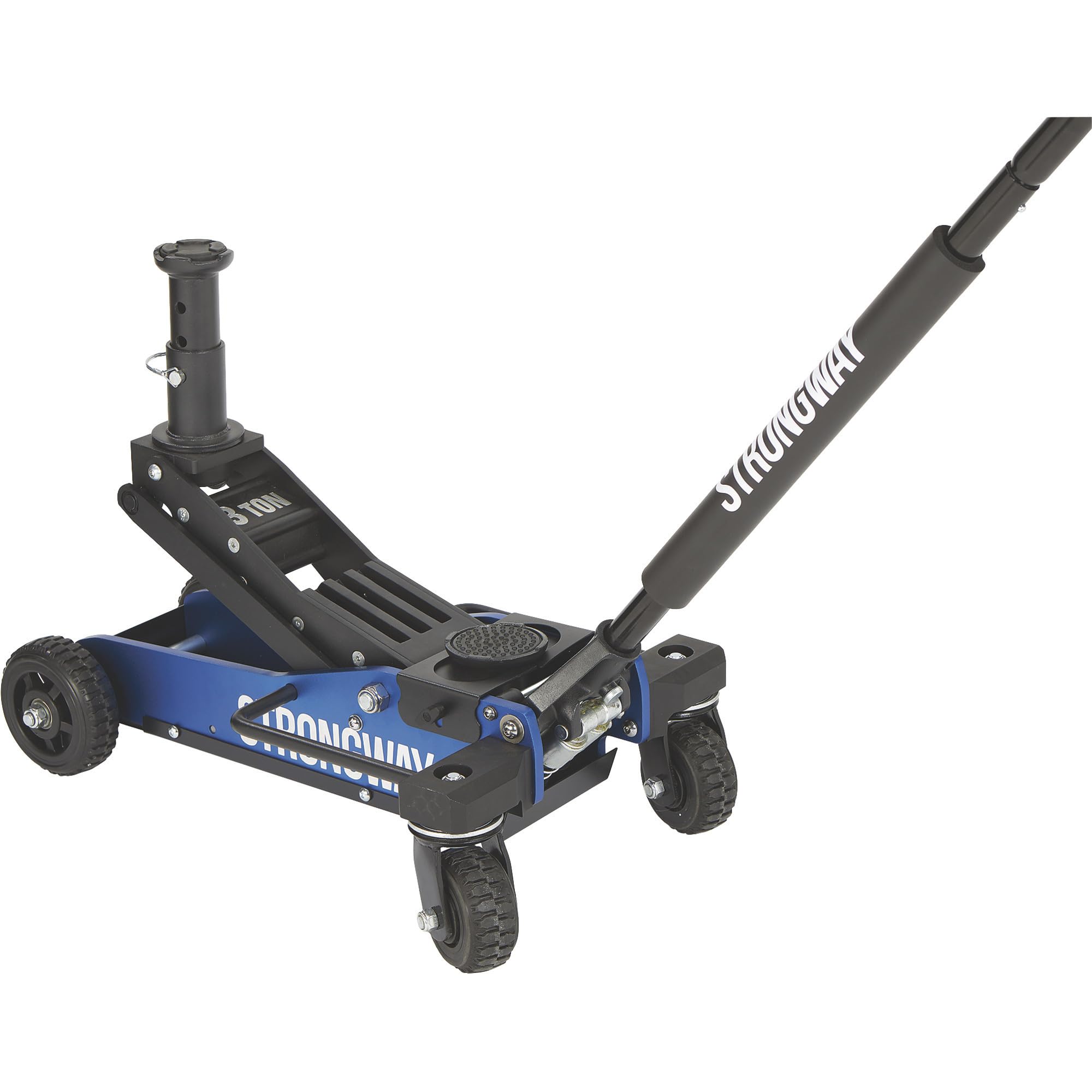 Strongway Off-Road Vehicle Jack, Offroad Jack Aluminum Construction Jack with High-Lift Design and Heavy-Duty Rear Swivel Caster