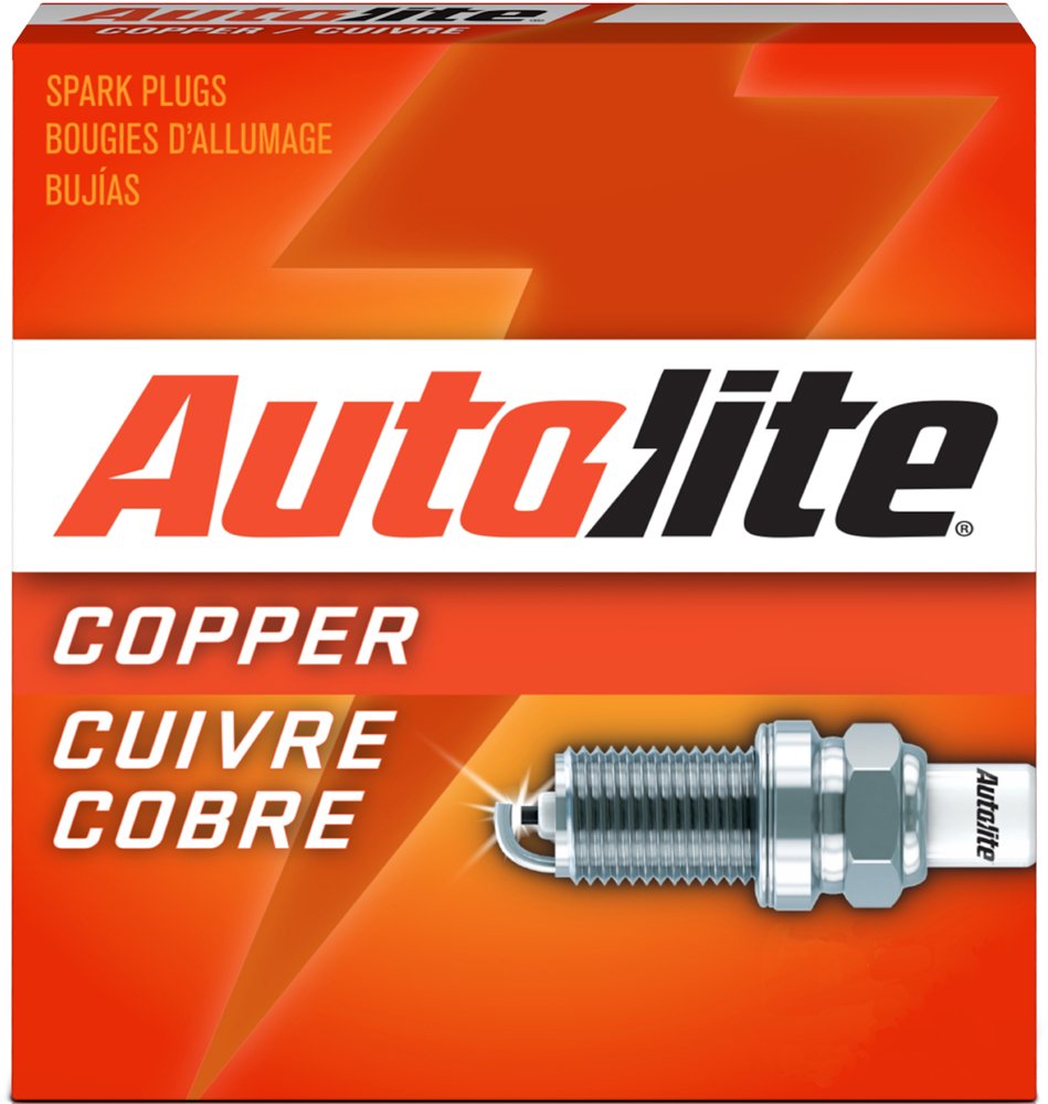 Autolite 64 Copper Resistor Automotive Replacement Spark Plugs (4 Pack)
