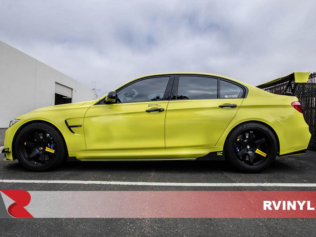 Avery Dennison Sw900 236-O Gloss Ambulance Yellow Supreme Wrapping Film Vinyl Vehicle Car Wrap Sheet Roll - (36'' X 60'')