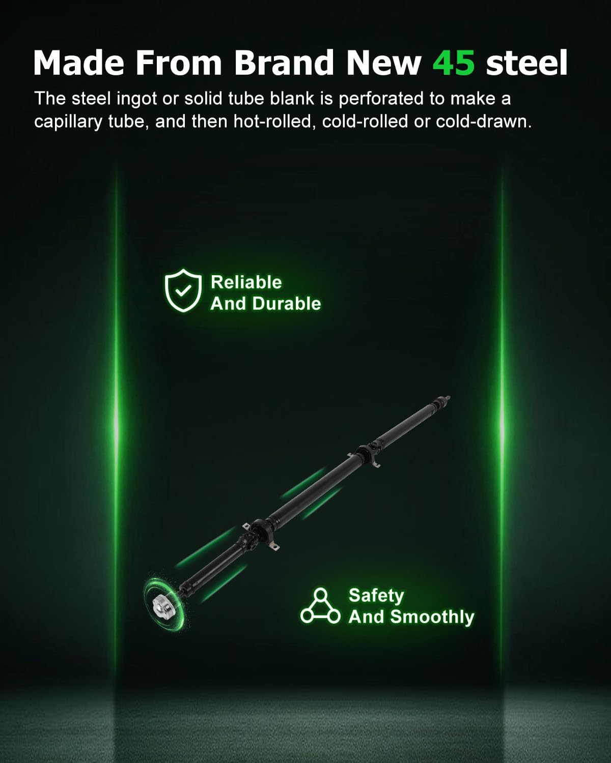 Scitoo?93.86''?Steel Rear Driveshaft Assembly Drive Shaft Prop Shaft For Cadillac Srx 2010-2016,Oe# 22885388 20927516 22822140 2