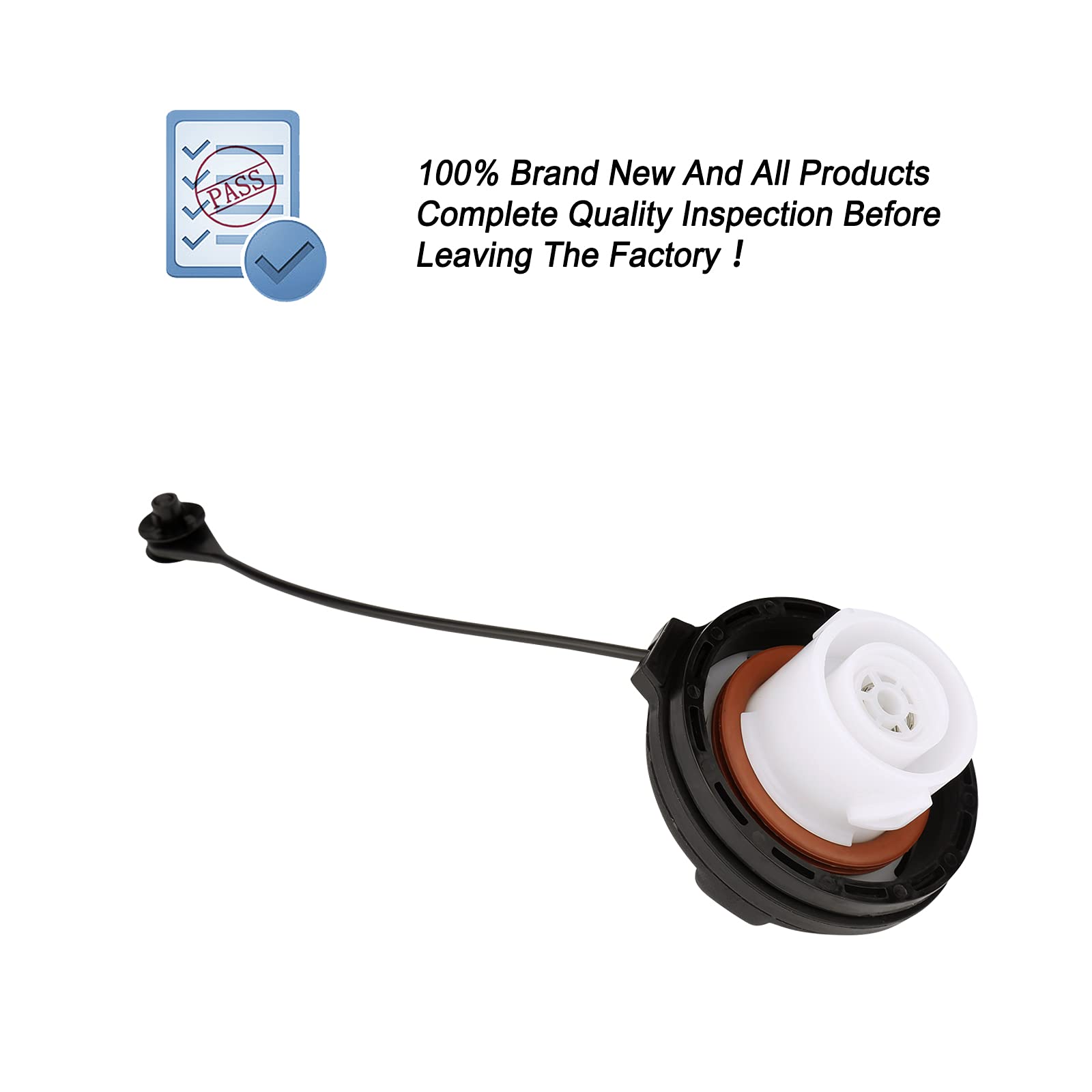 Fuel Tank Filler Cap,Gas Cap Compatible With Buick Chevy Gmc - 2005-2010 Lacrosse Cobalt Equinox, 2004-2011 Aveo, 2006-2012 Impala, 2004-2012 Malibu, And More,Replace #  95995094