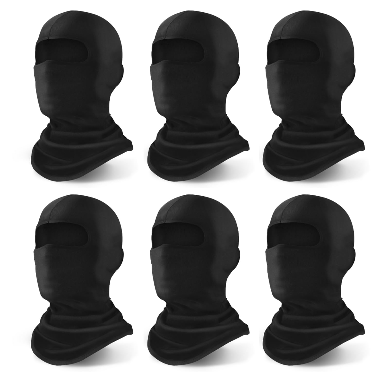 Yeslife 6-Pack Ski Mask, Face Mask For Men And Women, Pooh Shiesty Mask - Skiing, Snowboarding, Motorcycle