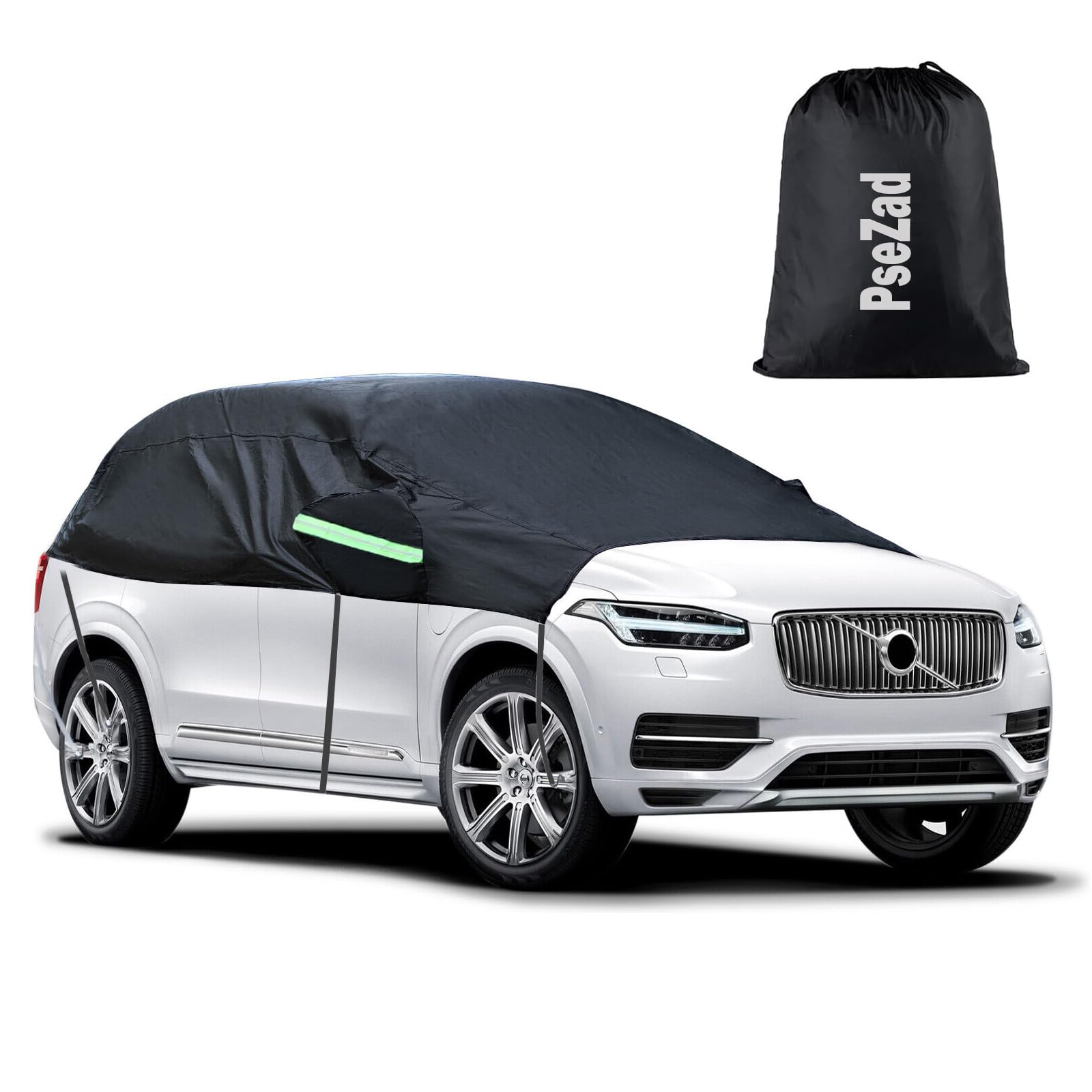 Universal Suv Half Car Cover Waterproof All Weather, Hail Protector Car Body Covers Outdoor Indoor For All Season Windproof Dust
