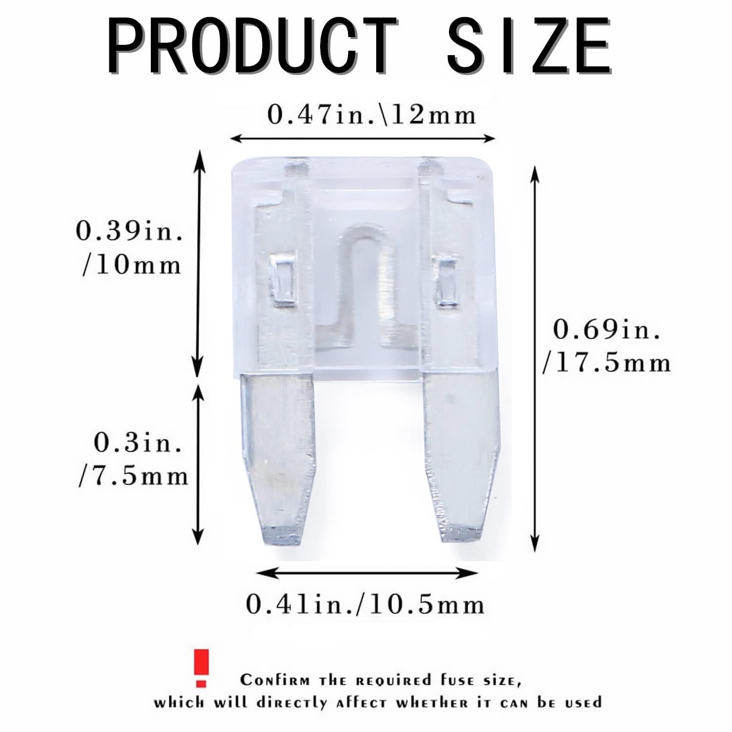 100 Pack Auto Fuses 25 Amp Apm/Atm 32V Mini Blade Style Fuses 25A Short Circuit Protection Car Fuse (25 Amp)