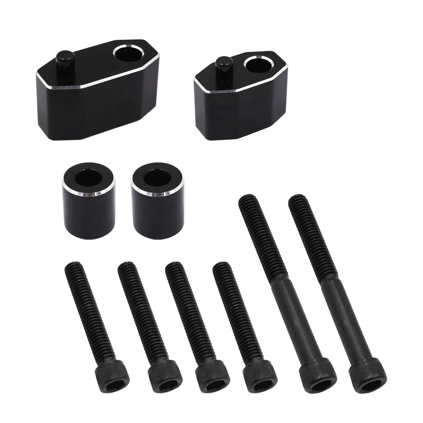 Driver Floorboard Spacer Extension Kit (1'') Compatible With 2009-2021 Touring Models Road King Electra Glide Road Glide Include