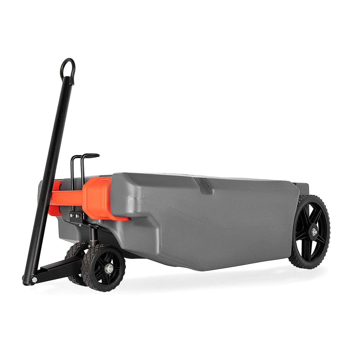 Camco Rhino 36-Gallon Camper / RV Portable Waste Tank - Features 2 Steerable No-Flat Front Wheels & Built-In Gate Valve - w/ Rem