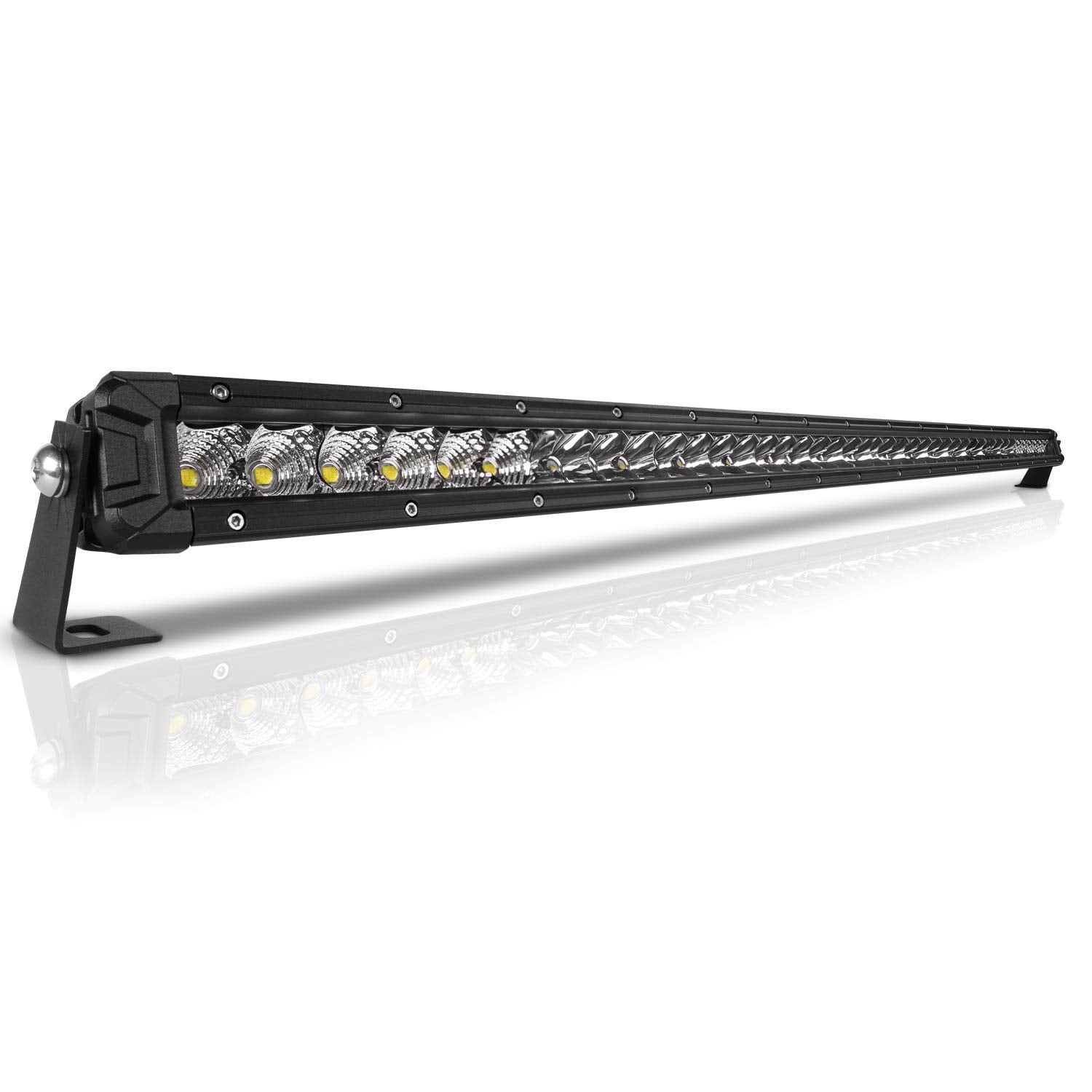Rigidhorse 42 Inch Led Light Bar Single Row Flood & Spot Beam Combo 40000Lm Off Road Led Light Bar Driving Light For Pickup Suv