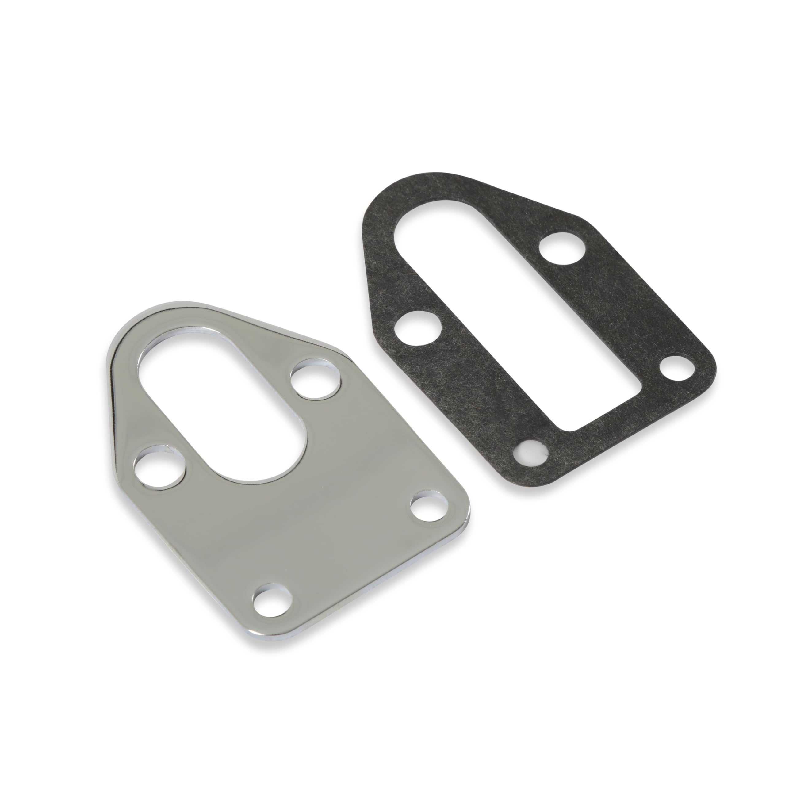Mr. Gasket - 1514 Fuel Pump Mounting Plate, Mtg Plt Sb Chev, Silver