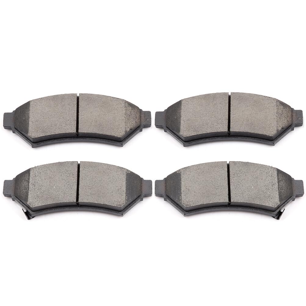 Cciyu D1075 Front Ceramic Disc Brake Pads Kit For Buick Allure Lacrosse Terraza For Chevrolet Uplander For Mobility Ventures Mv-
