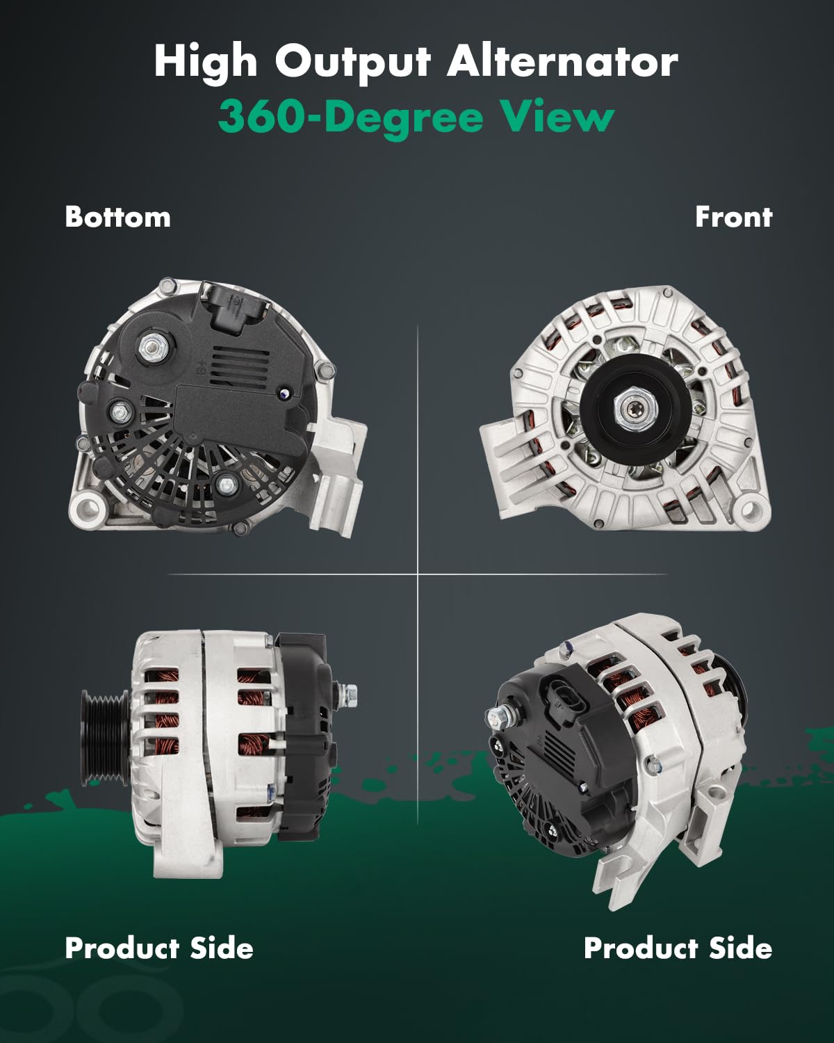 SCITOO Alternator Fits for Chevrolet Uplander 05-09 & for Pontiac Montana 05-09 & for Buick for Terraza for Saturn for Relay 05-