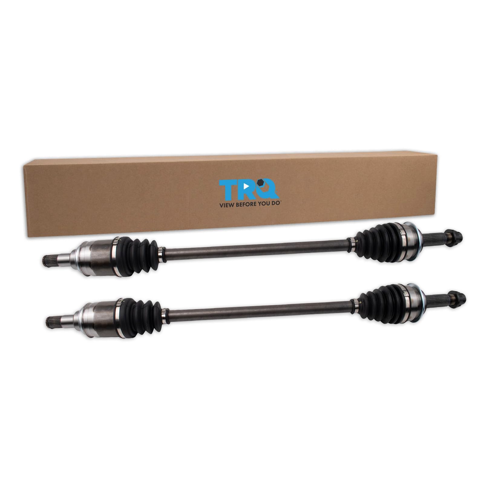 TRQ Rear CV Axle Shaft Assembly Set Compatible with 2010-2015 Lexus RX350