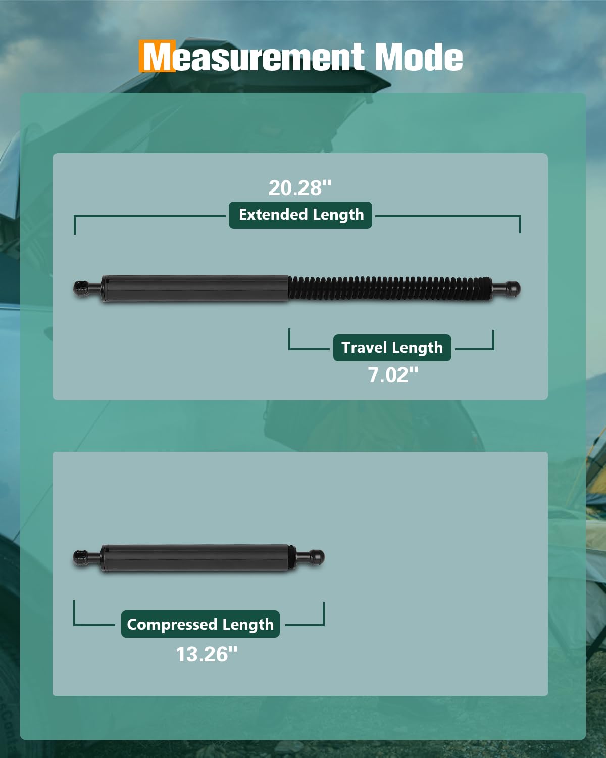 Scitoo Rear Left Tailgate Power Lift Support Shock Strut Fit For Bmw X3 2018-2021 -Replace 51247497482