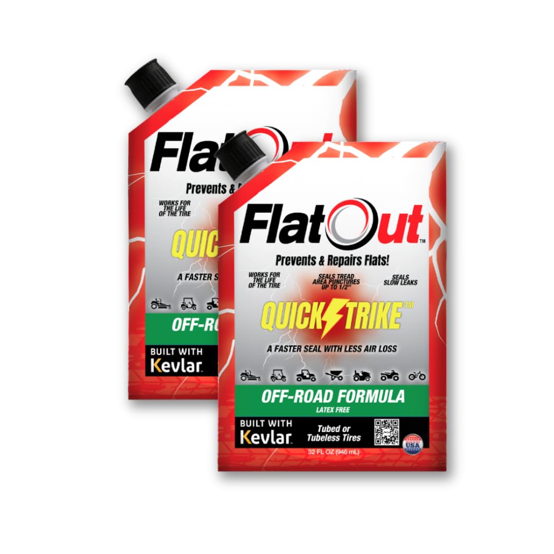 Quickstrike Spray Quickstrike Tire Sealant - Off-Road Formula - New & Improved - Prevent ...