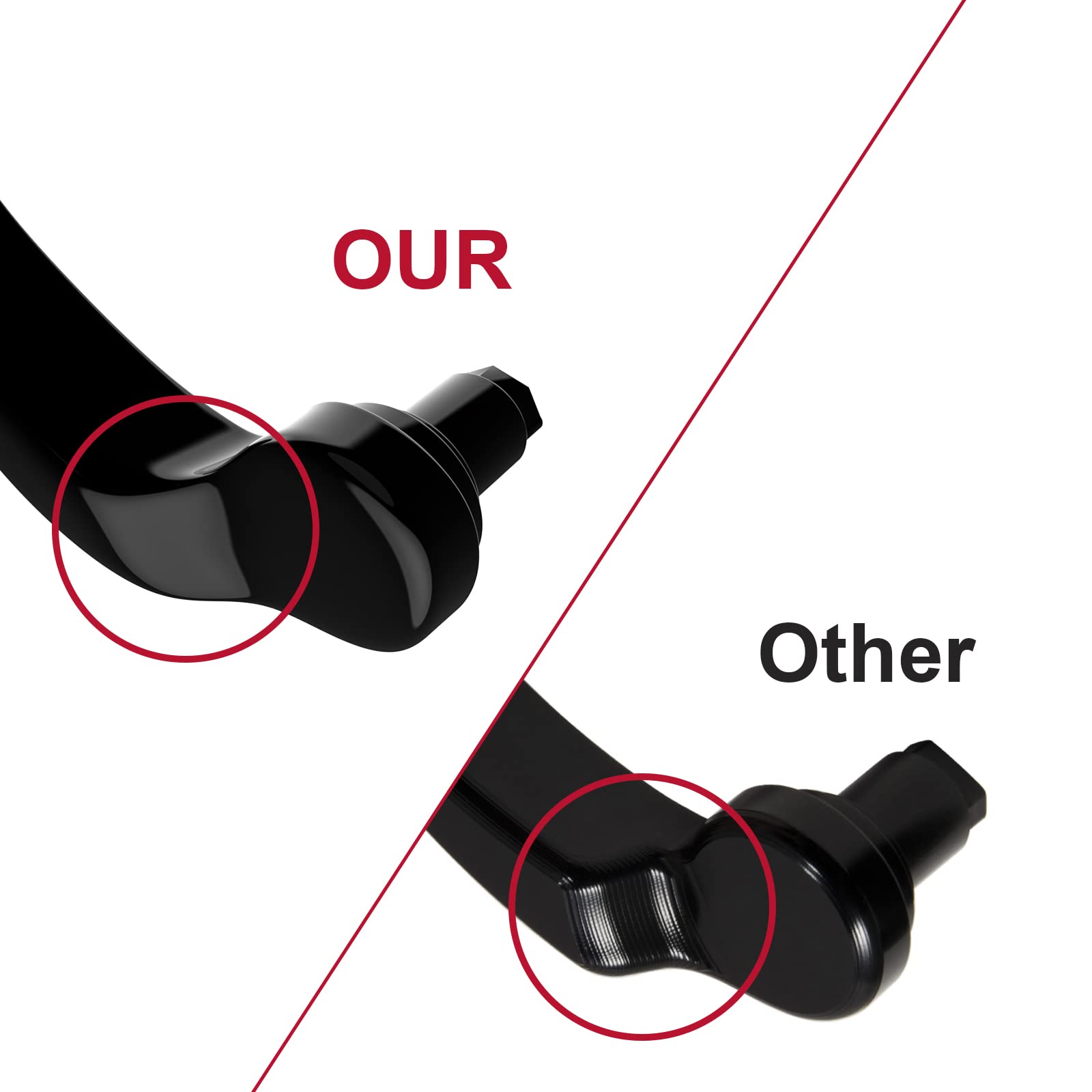 Amazicha Gloss Black Saddlebag Latch Kit Saddle Bag Lifter Compatible For Harley Davidson Touring Street Glide, Electra Glide, Road King, Road Glide, Ultra Limited, Flhr Flht Flhx Flhtk 2014-2023