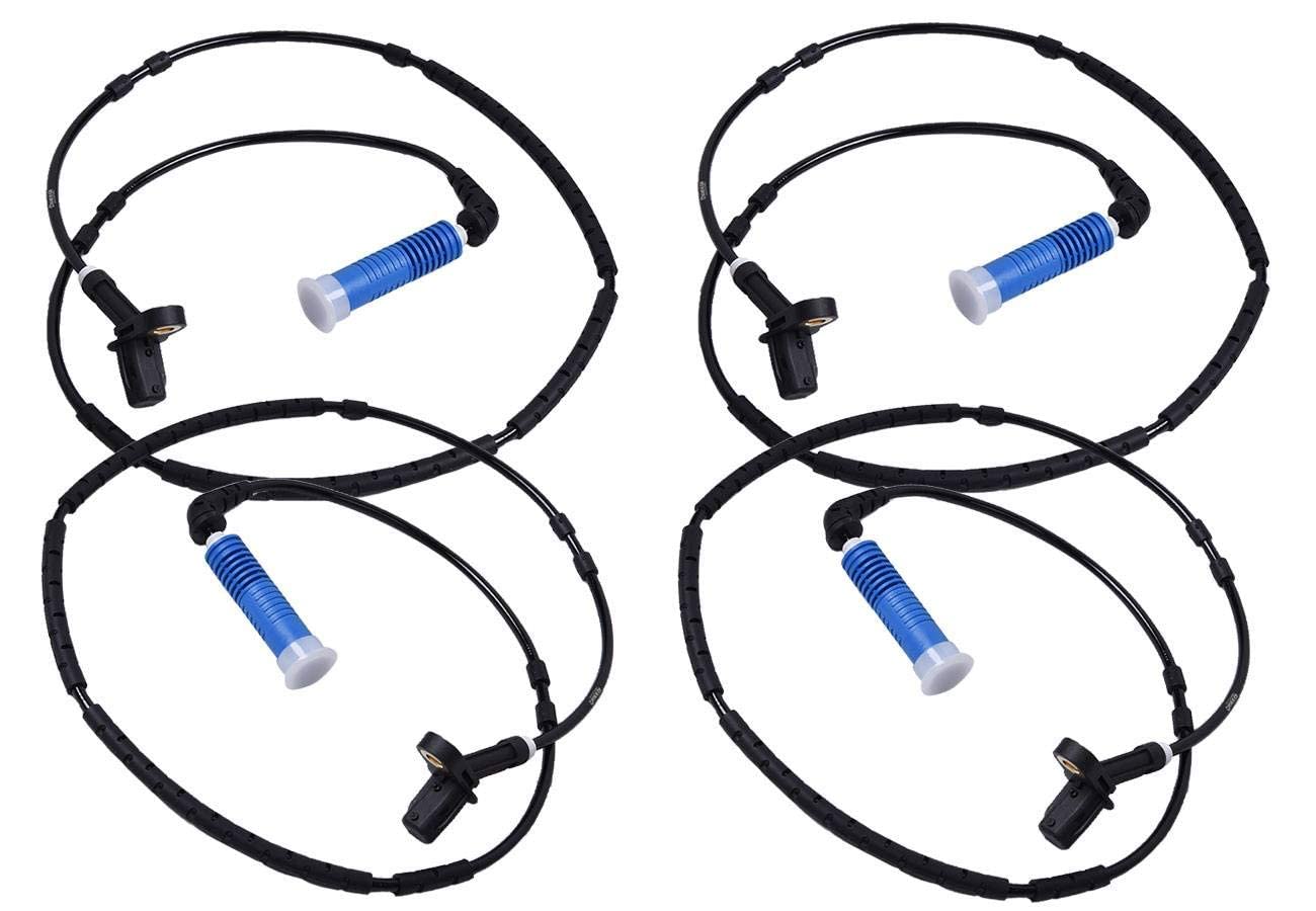 Bapmic 34526752681 Front & Rear Abs Wheel Speed Sensor For Bmw E46 325I 330I 325Ci 328Ci M3