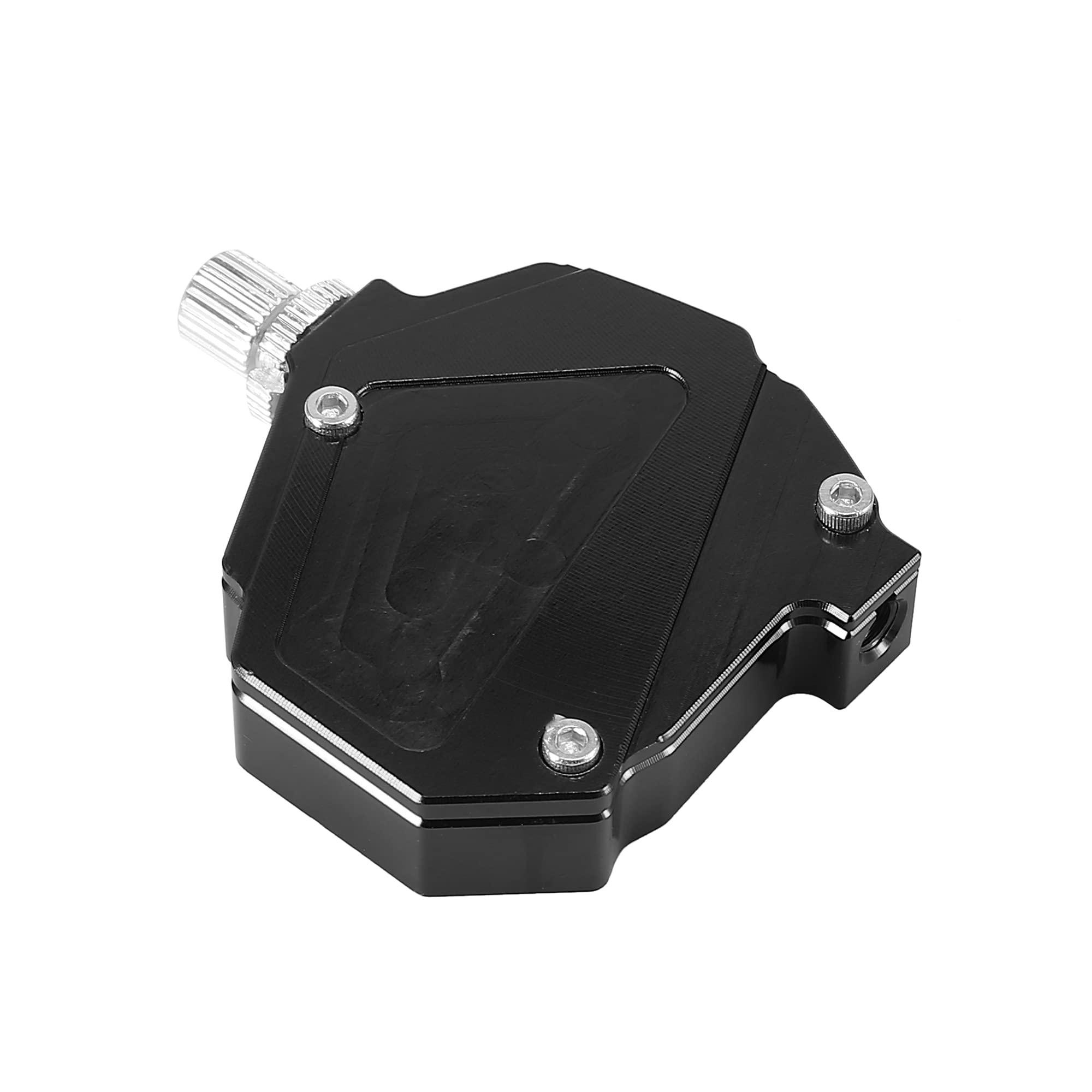 Motoforti Universal Motorcycles Stunt Clutch Easy Pull Cable Line Aluminum Alloy Clutch Economizer System Black