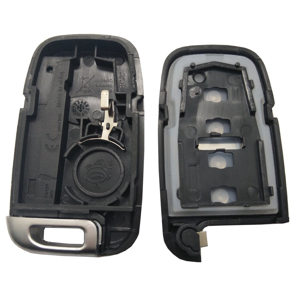 4 Buttons Replacement Key Fob Cover Fit For Hyundai 2011-2015 Sonata 2011-2013Elantra 2009-2014 Genesis 2011-2017 Veloster Repla