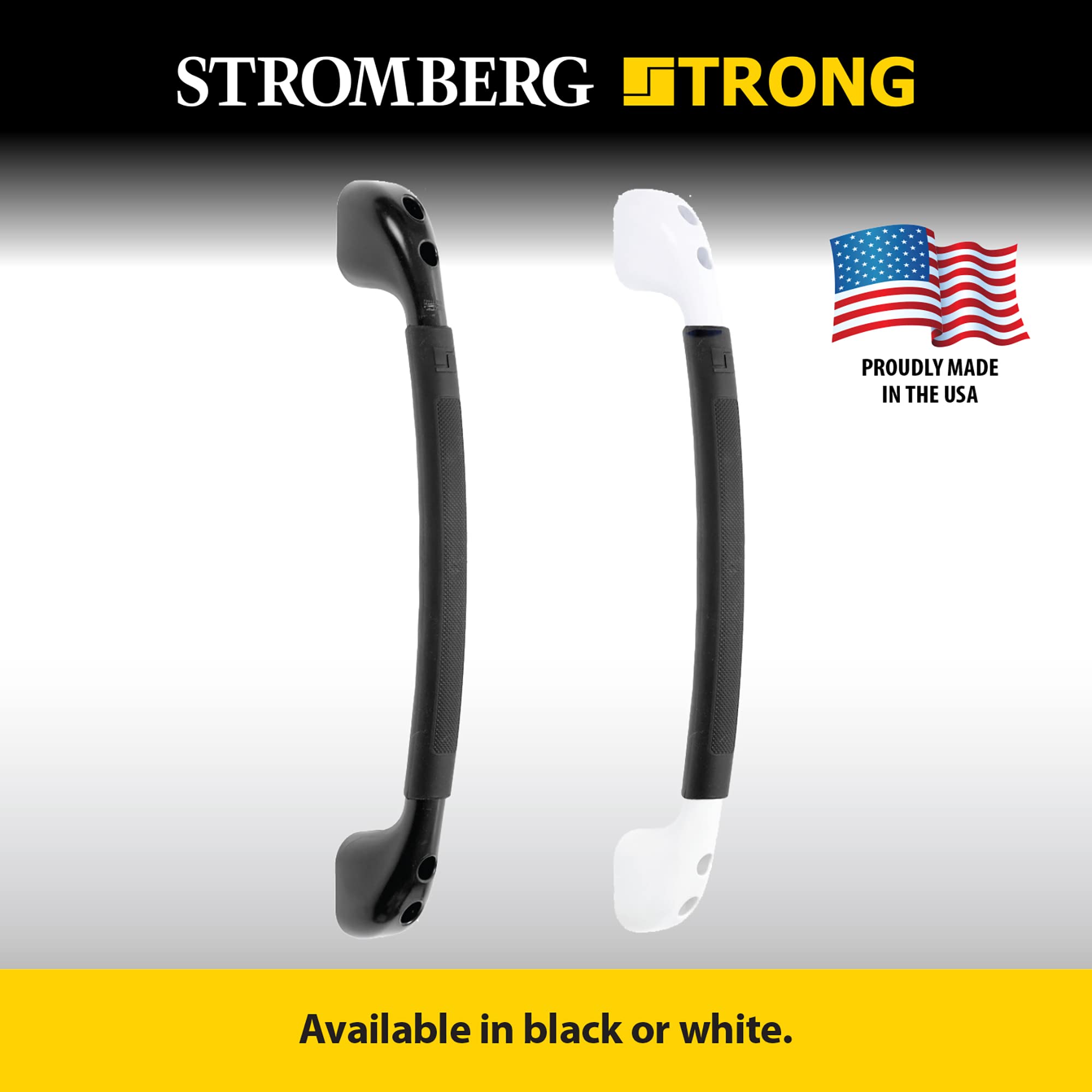 Stromber Ah100 Ah-100 Soft Touch Grab Bar Wht