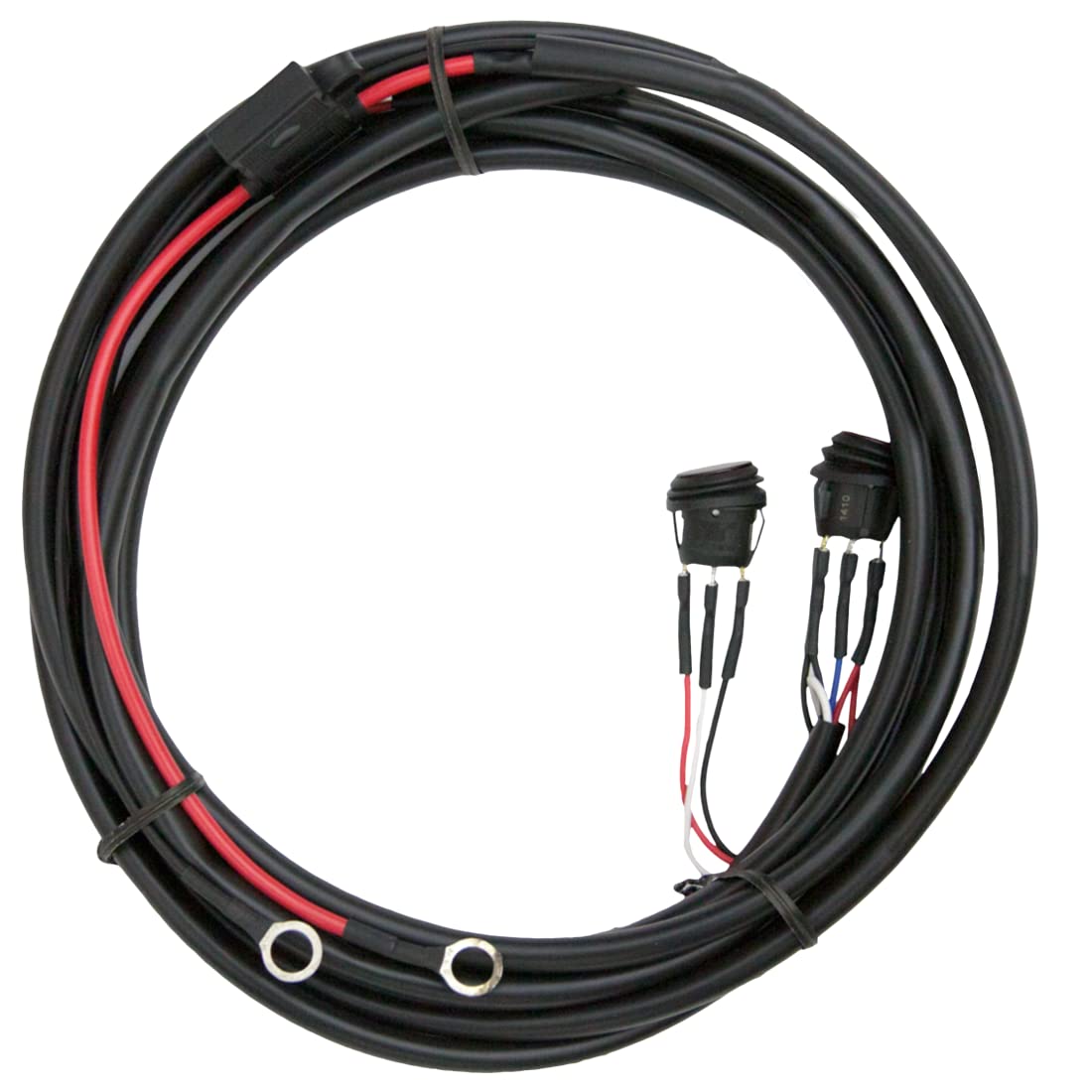 Rigid Industries - Radiance Multi-Trigger Harness (2 Switch Single Relay): Led Light Wiring Harness