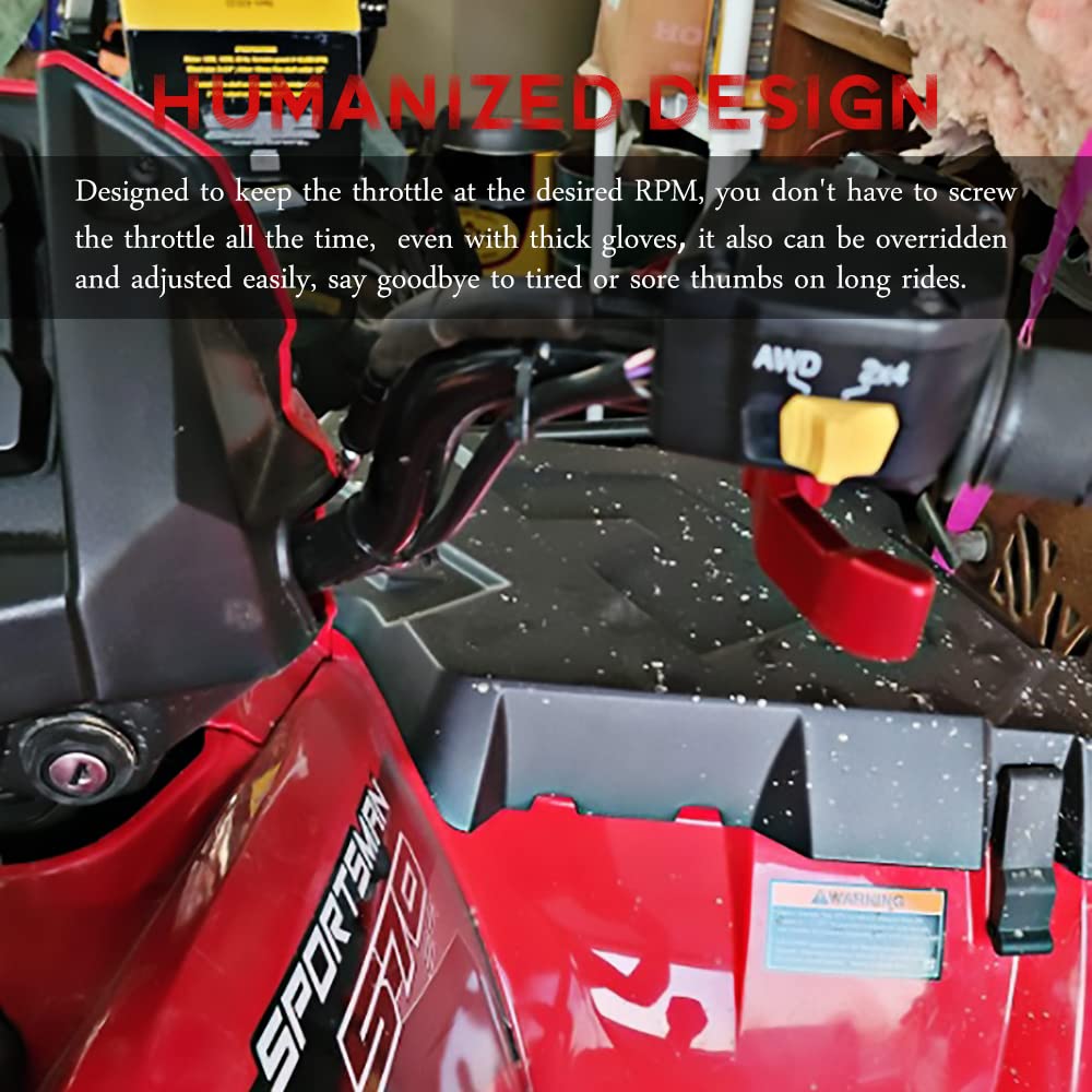 Samman Thumb Throttle Lever Compatible with 2009-2021 Polaris Sportsman 450 550 570 1000 & 2009-2018 Polaris Scrambler 550 850 1