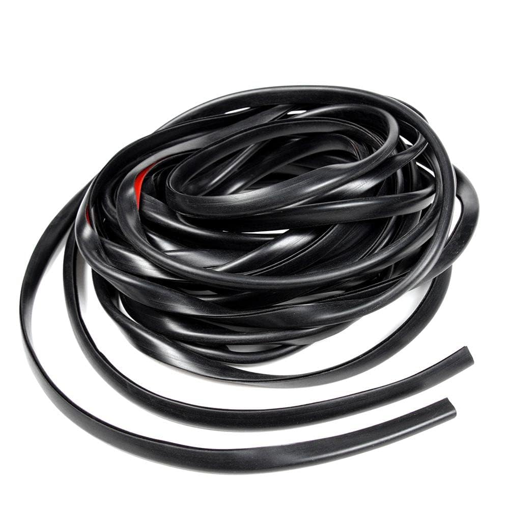 PIT66 Fender Flares Edge Trim, Rubber Seal for Car and Truck Wheel Wells, Rubber Gasket for Fender Flares, 30ft Universal Wiper 
