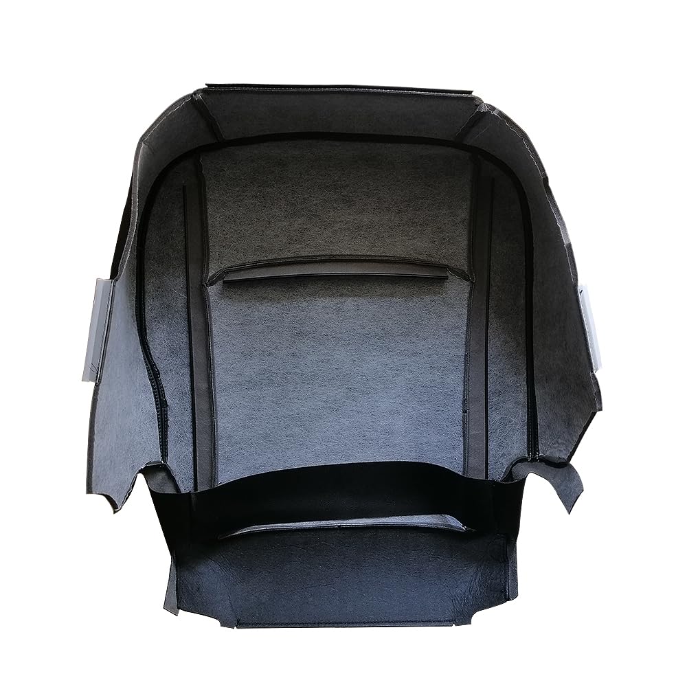 Kohnkd Front Driver Side Bottom Seat Cover Black Leather Replace for 2013-2018 Dodge Ram 1500 2500 3500 4500 5500 2013 2014 2015