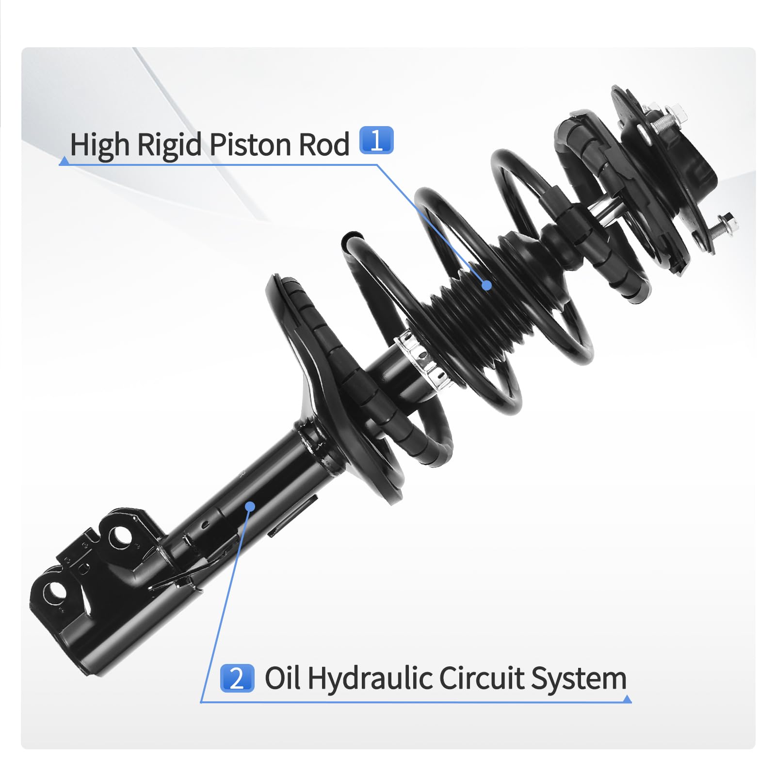 Yitamotor Front Complete Strut Quick Struts Assembly Compatible With 2002 2003 Camry 2002 2003 Lexus Es300