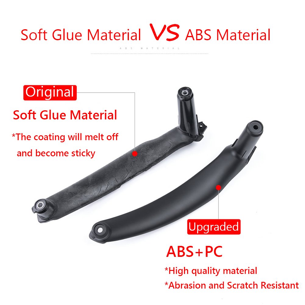 Jaronx For Bmw X5 X6 Door Pull Handle, Inner Door Trim Grab Cover Passenger Side Right Front/Right Rear Door Armrest Bracket (Fi