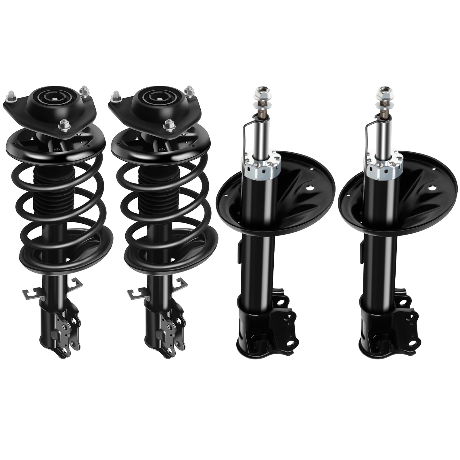 Scitoo Front Complete Struts Spring Assembly Rear Shocks Struts Fits 2004-2009 For Kia Spectra 2009 For Kia Spectra5 Quick Strut