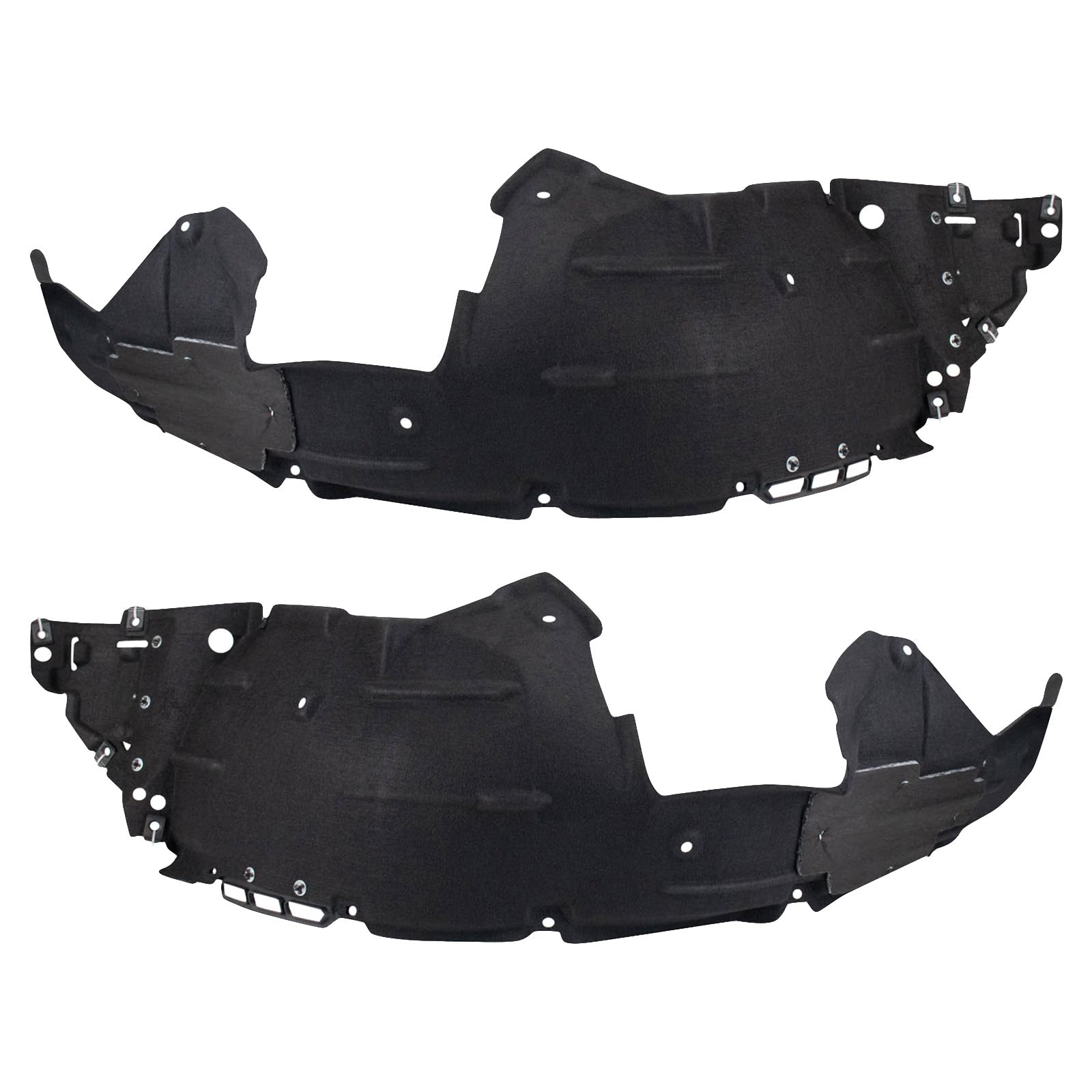 Trq Front Inner Fender Liner Set Compatible With 2019-2022 Honda Hr-V Ho1248189 Ho1249189