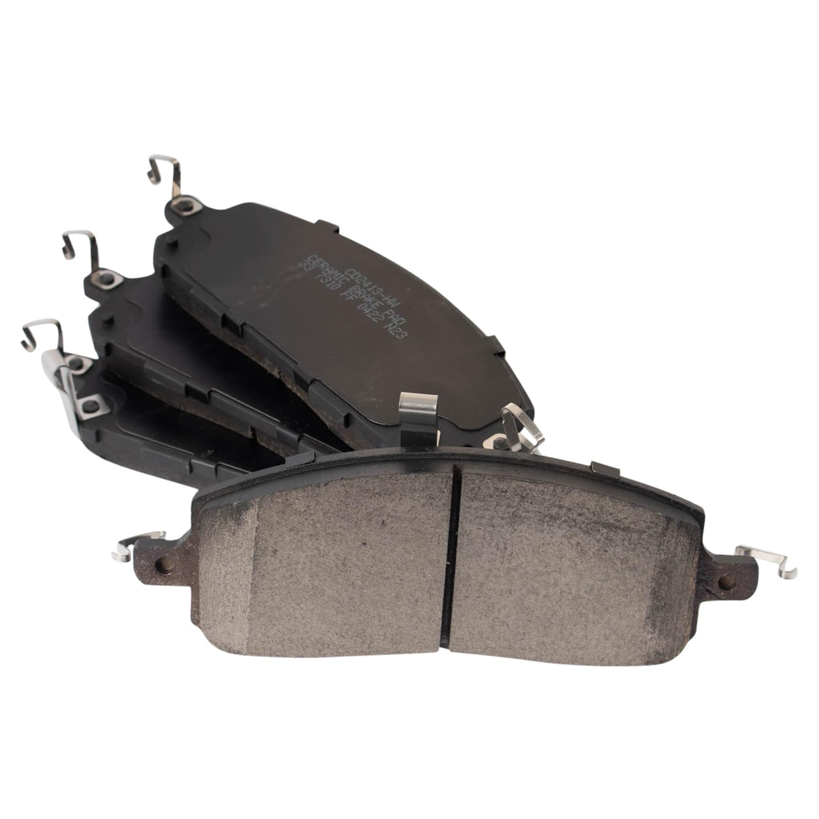 TRQ Front Brake Pads Ceramic Compatible with 2022 Nissan Pathfinder