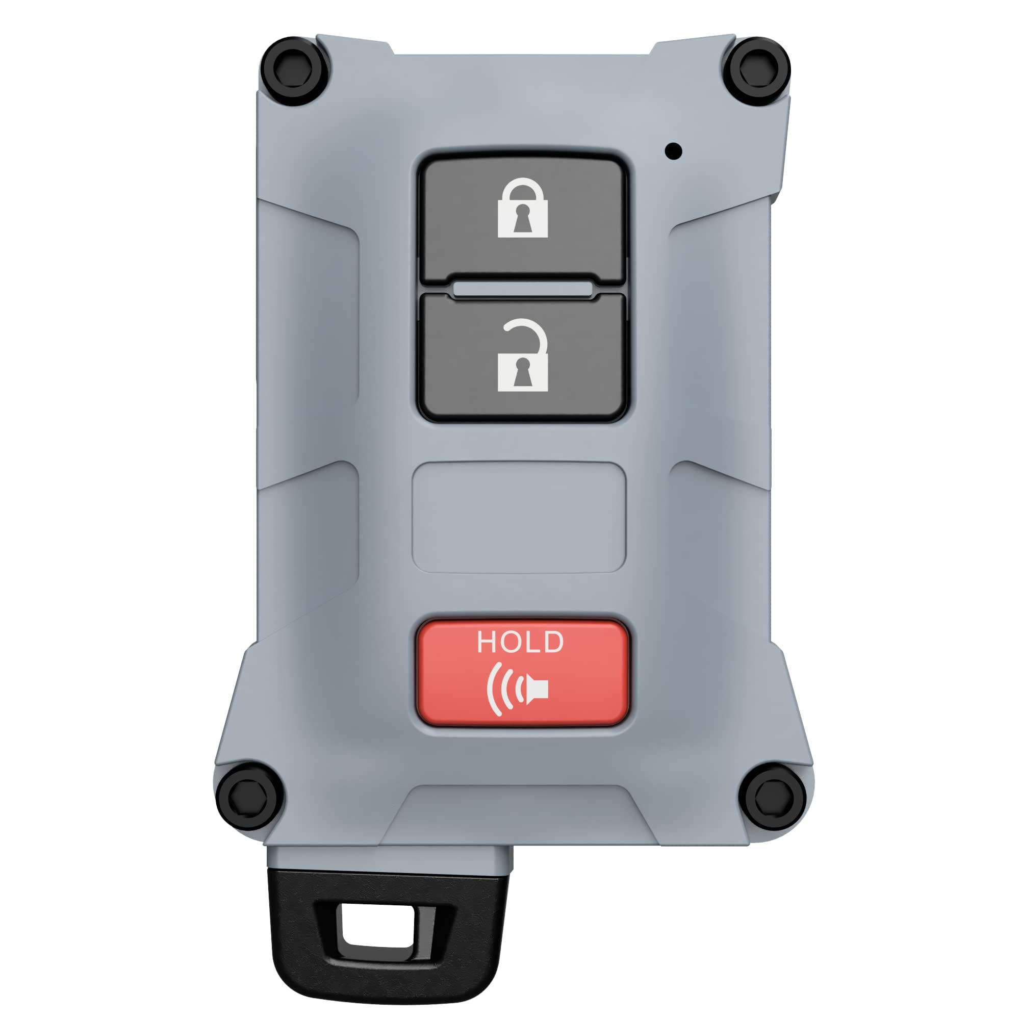 Tacoma Accessories 2016-2022 3Rd Gen Tacoma - Key Fob Case Upgrade Mod - Compatible With Toyota Tacoma, 20-21 4Runner, 20-21 Tundra (Cement, Black Screws)