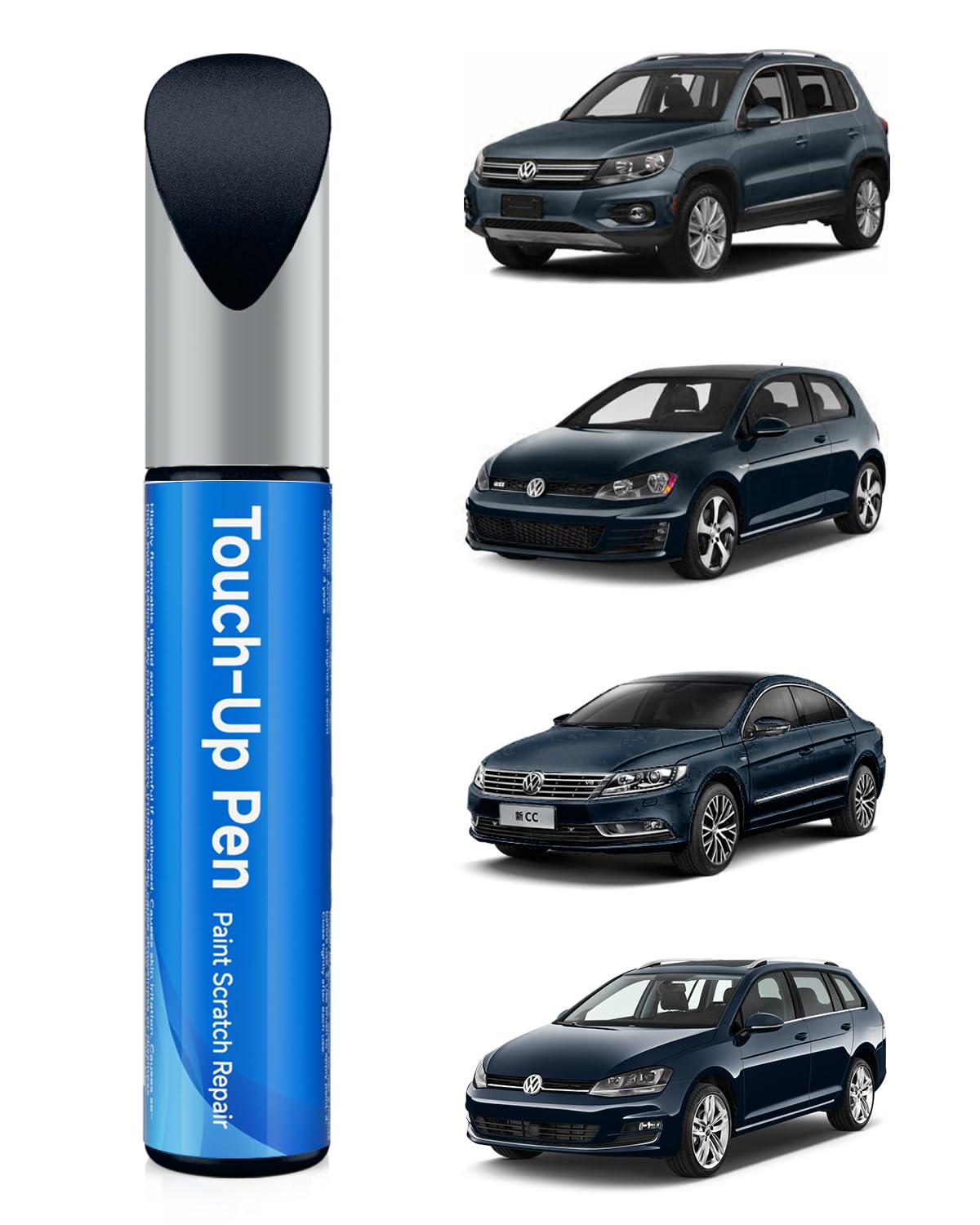 RSACET LH5X/Z2 Night Blue Metallic Touch Up Paint Compatible with Volkswagen Exact Match Touch Up Paint Car Scratch Repair