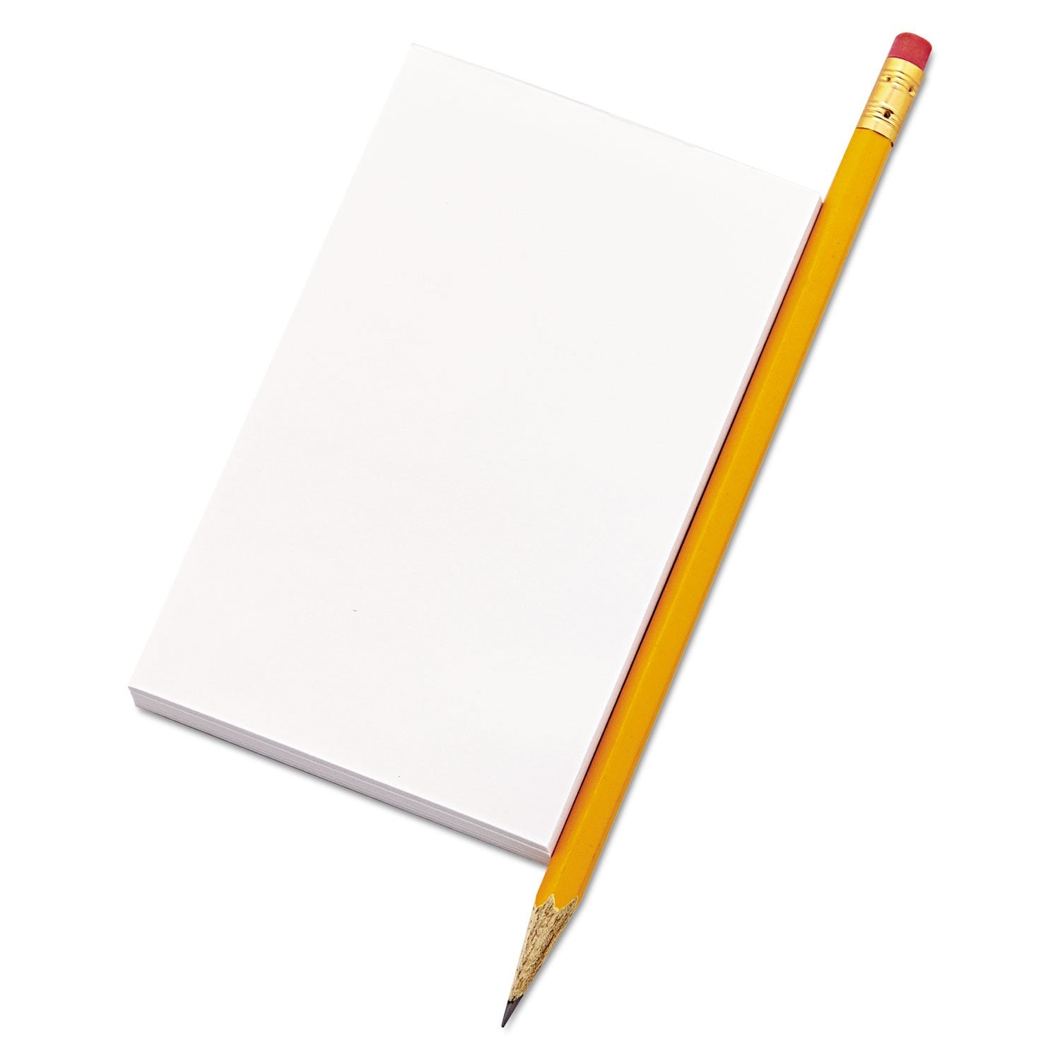 Universal M9-35613 100 Sheets 3 In. X 5 In. Unruled, Scratch Pads - White (12/Pack)